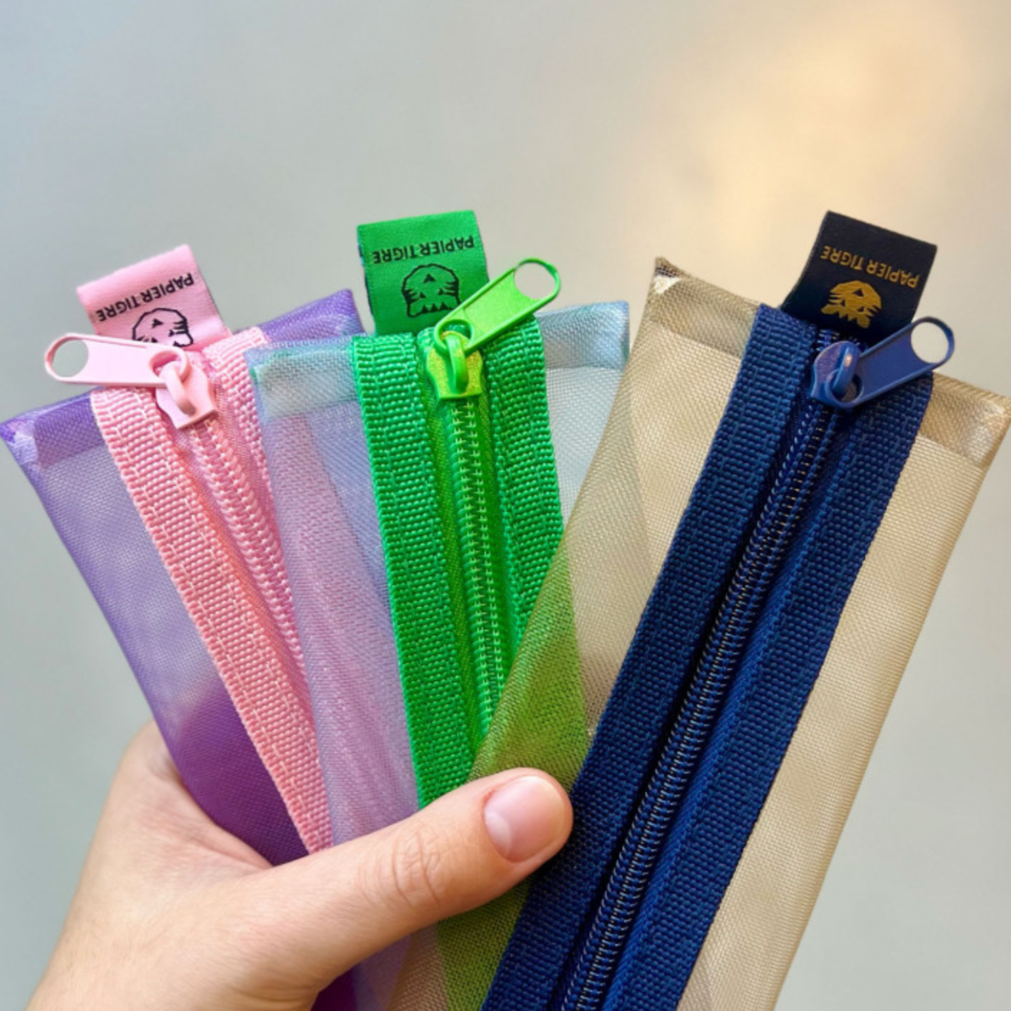 Papier Tigre, Trousse Kito - Violette & Rose