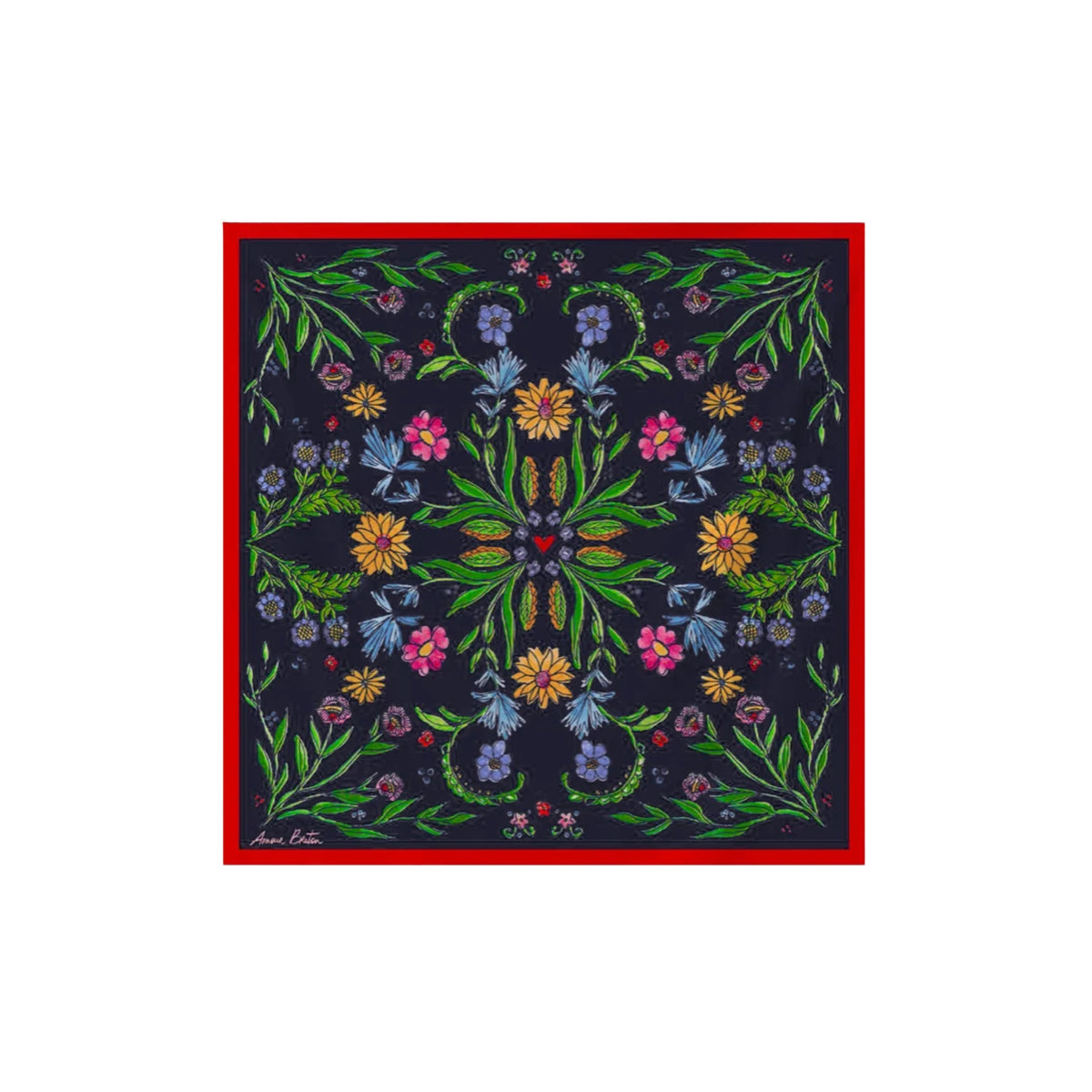 Foulard Amour Breton - Dentelle