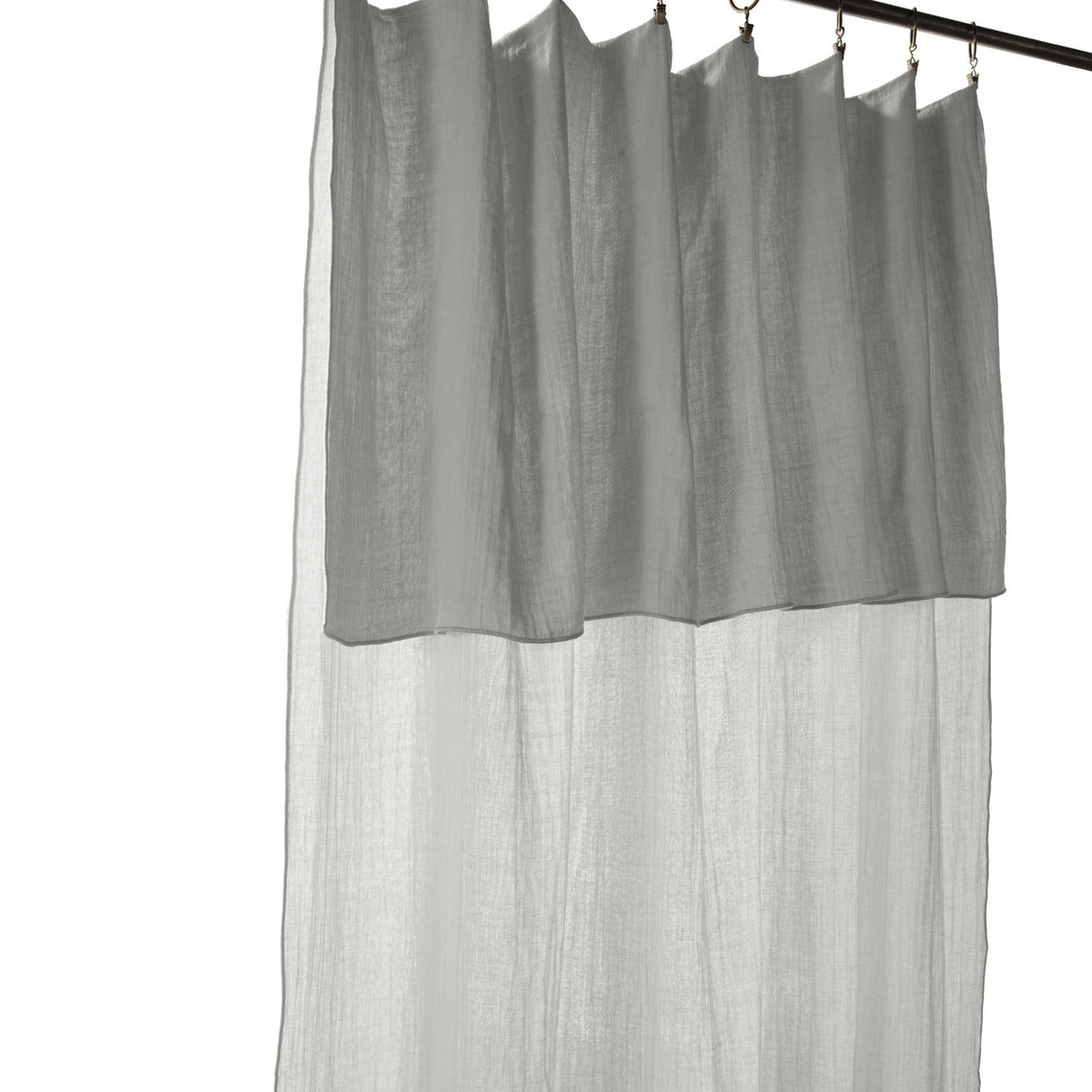 L'effet Papillon, Rideau en gaze de coton 140x300 cm - Nuage