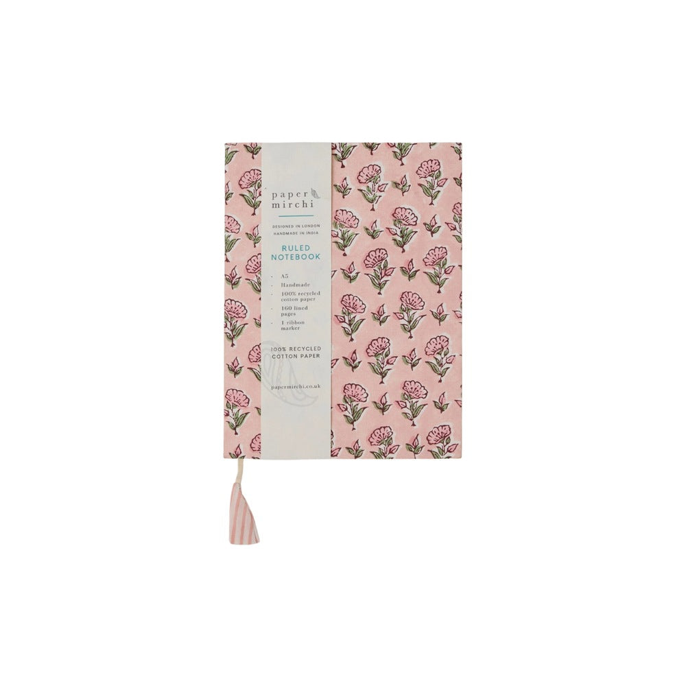 Paper Mirchi, Carnet de notes - Disty Floral Blush