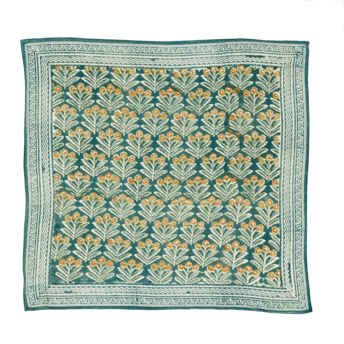 Bonheur du Jour, Grand Foulard Indien - Mahal cypres