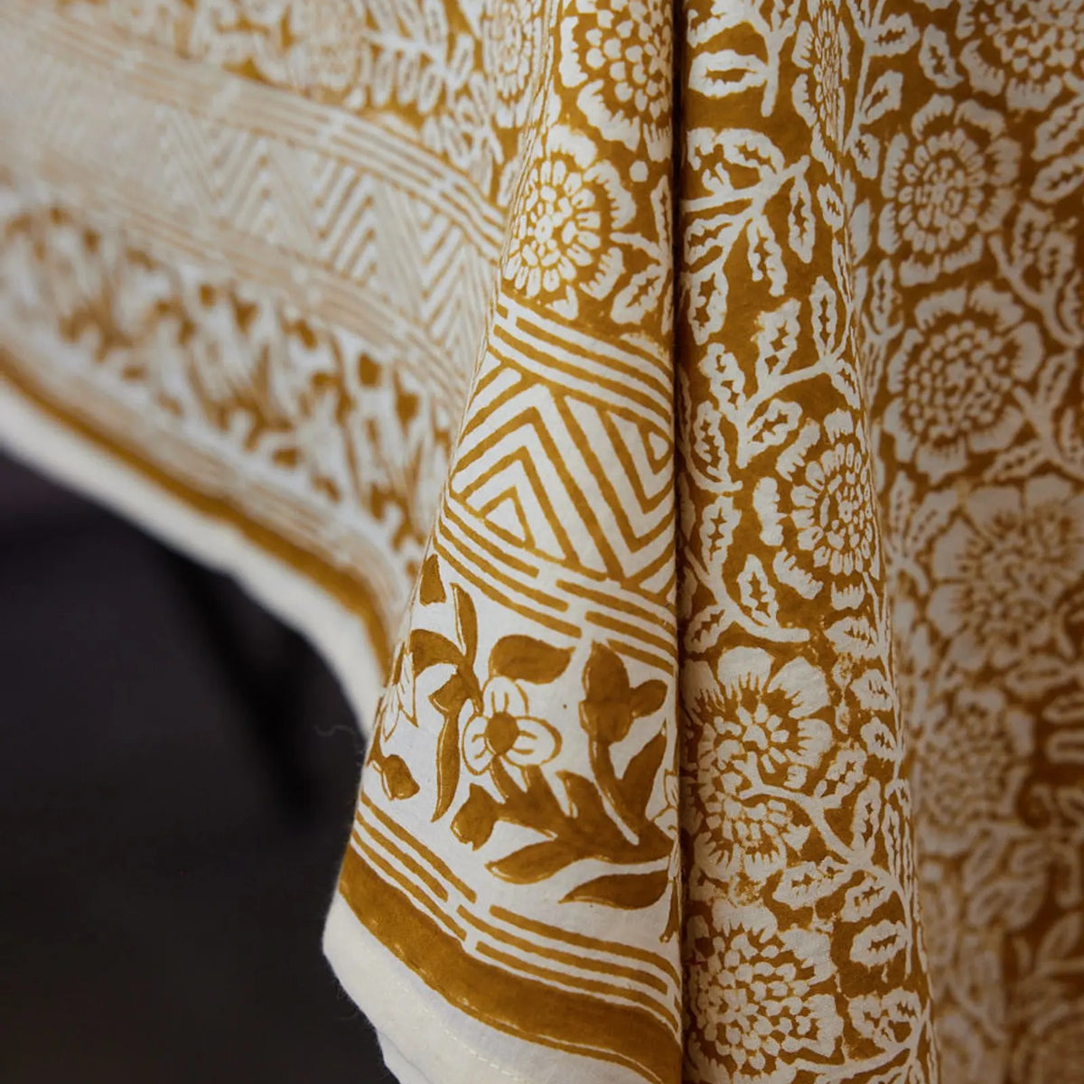 Bonheur du Jour, Nappe rectangle 170x250 - Kamala Absinthe