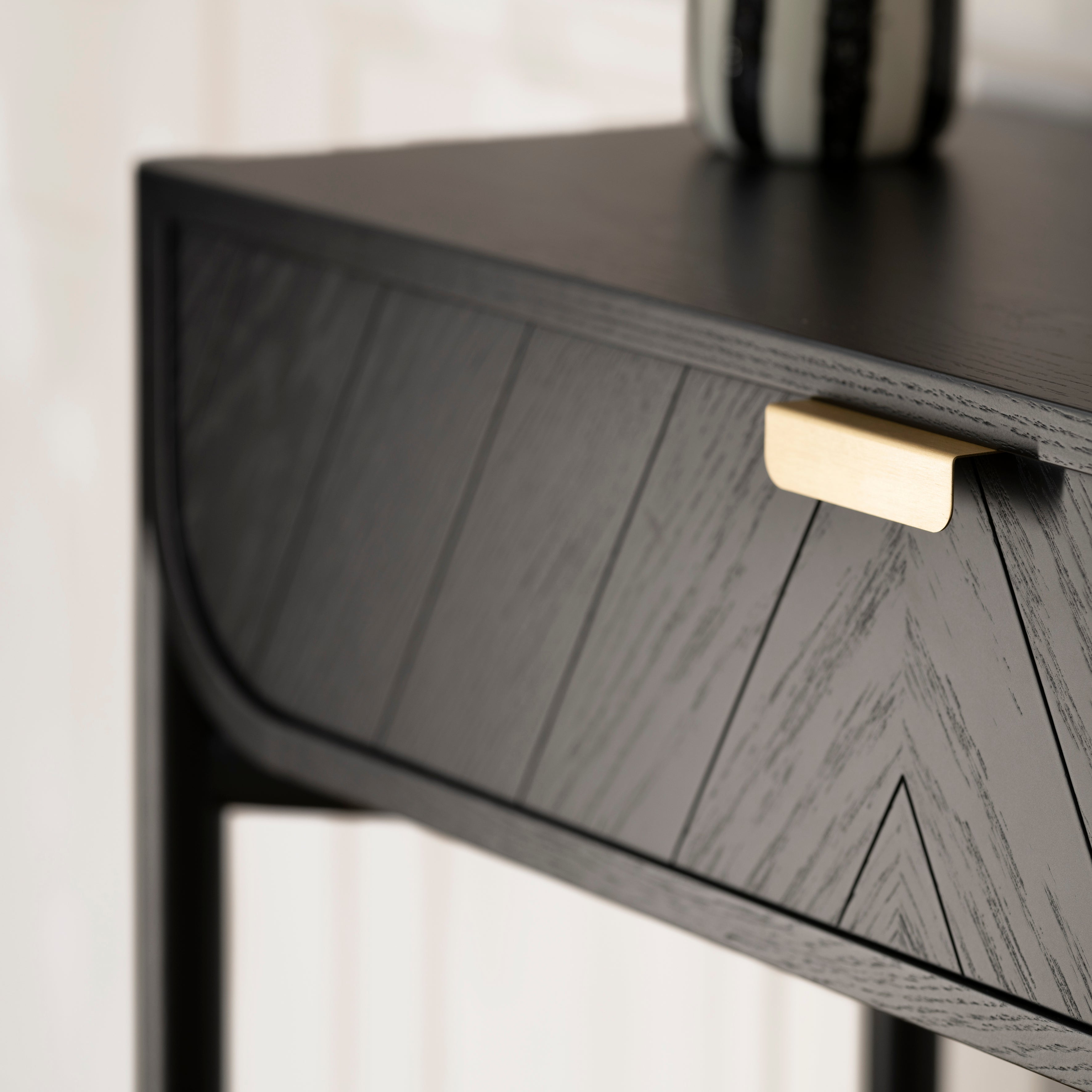 Hartô, Console Marius - Chêne teinté noir