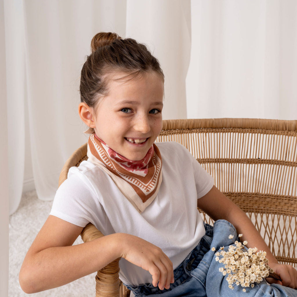 Bindi Atelier, Petit Foulard Indien - Manoa Rosa