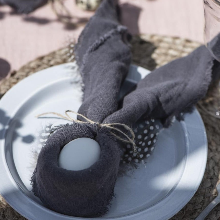 Ib Laursen, Serviette de table - Gris Foncé