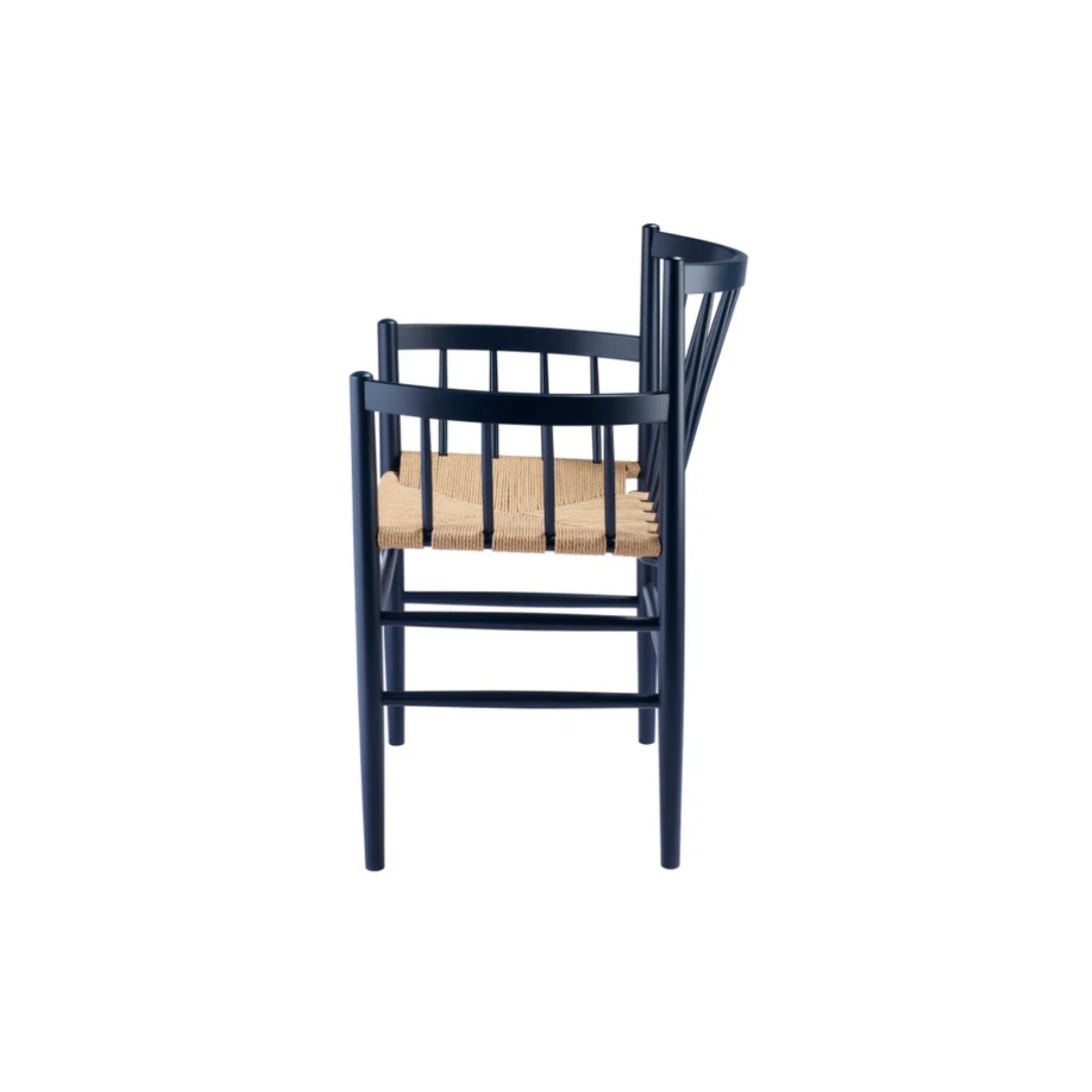 FDB Mobler, Chaise en bois et tissage - J81