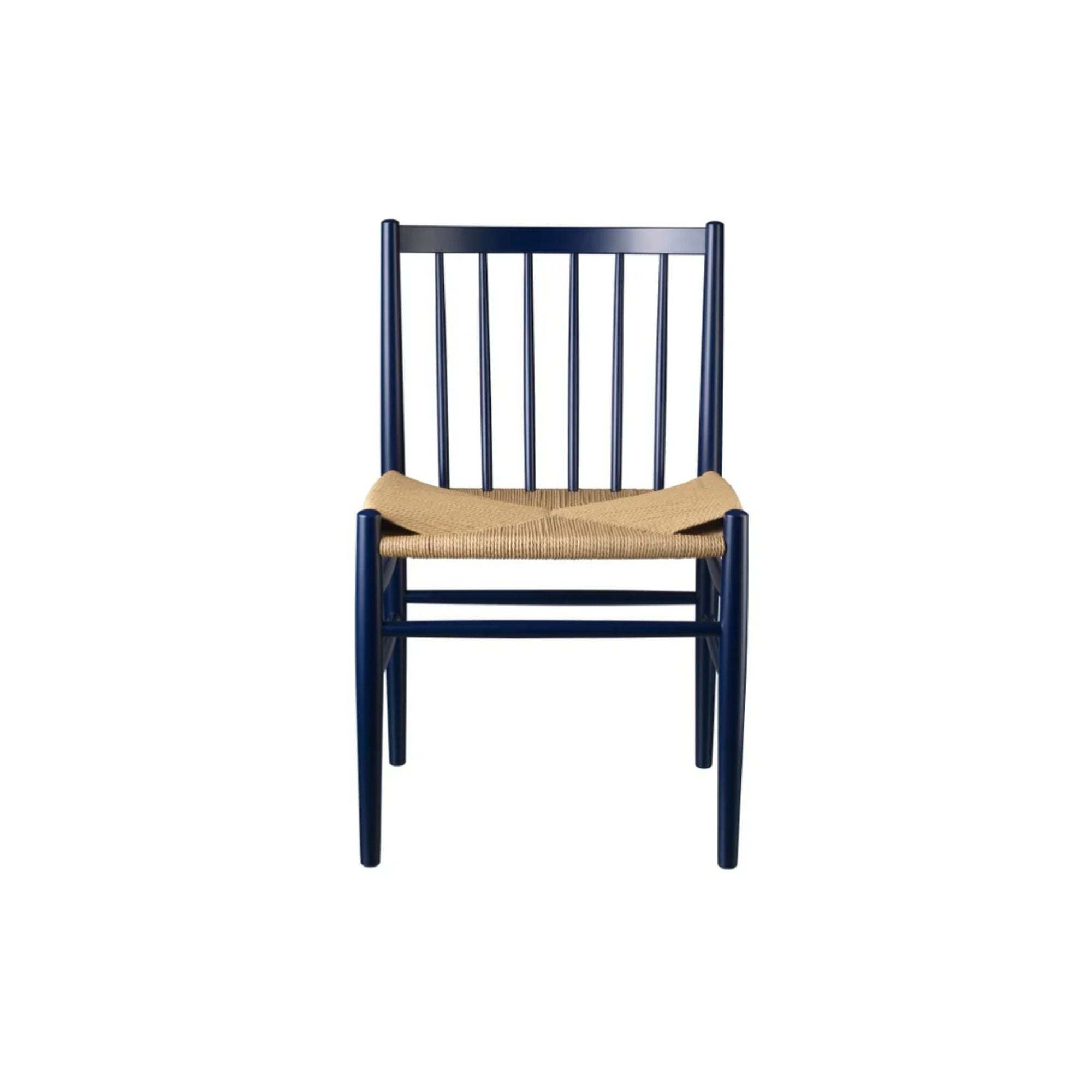 FDB Mobler, Chaise en bois et tissage naturel - J80