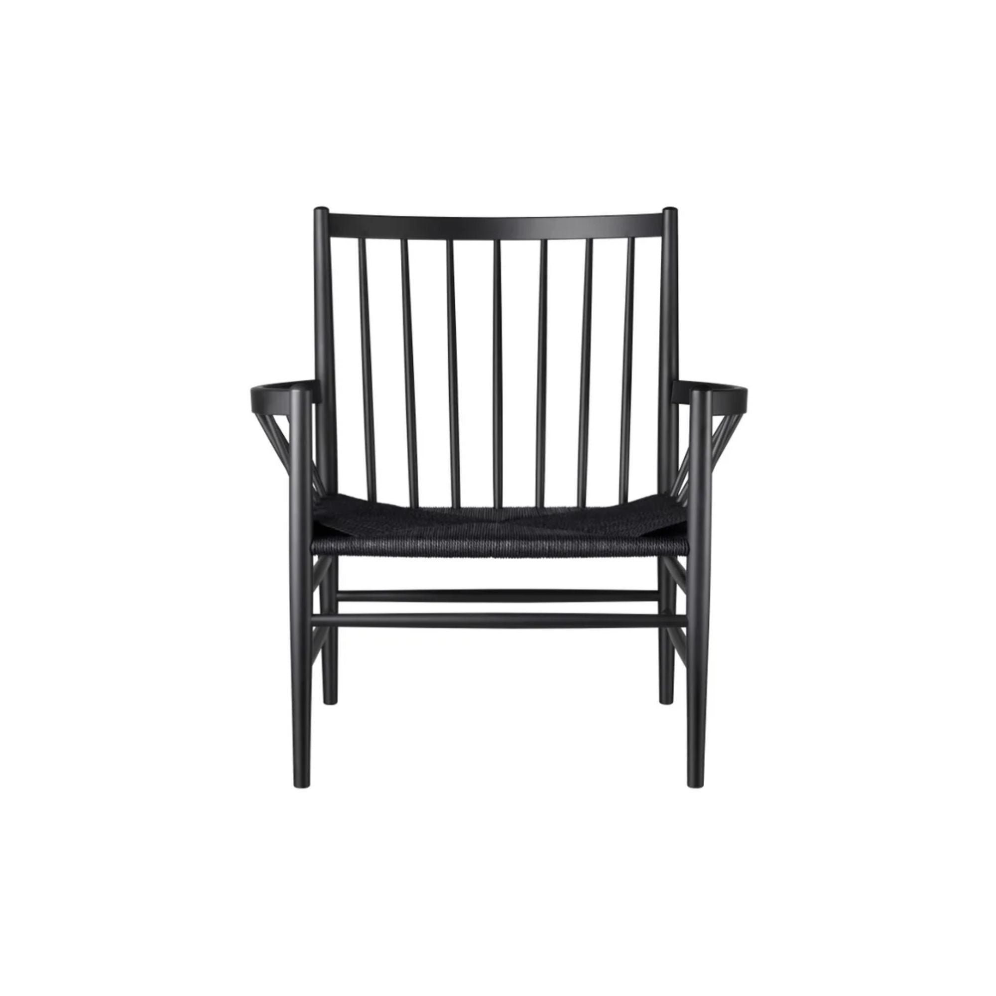 FDB Mobler, Chaise lounge en chene et tissage - J82