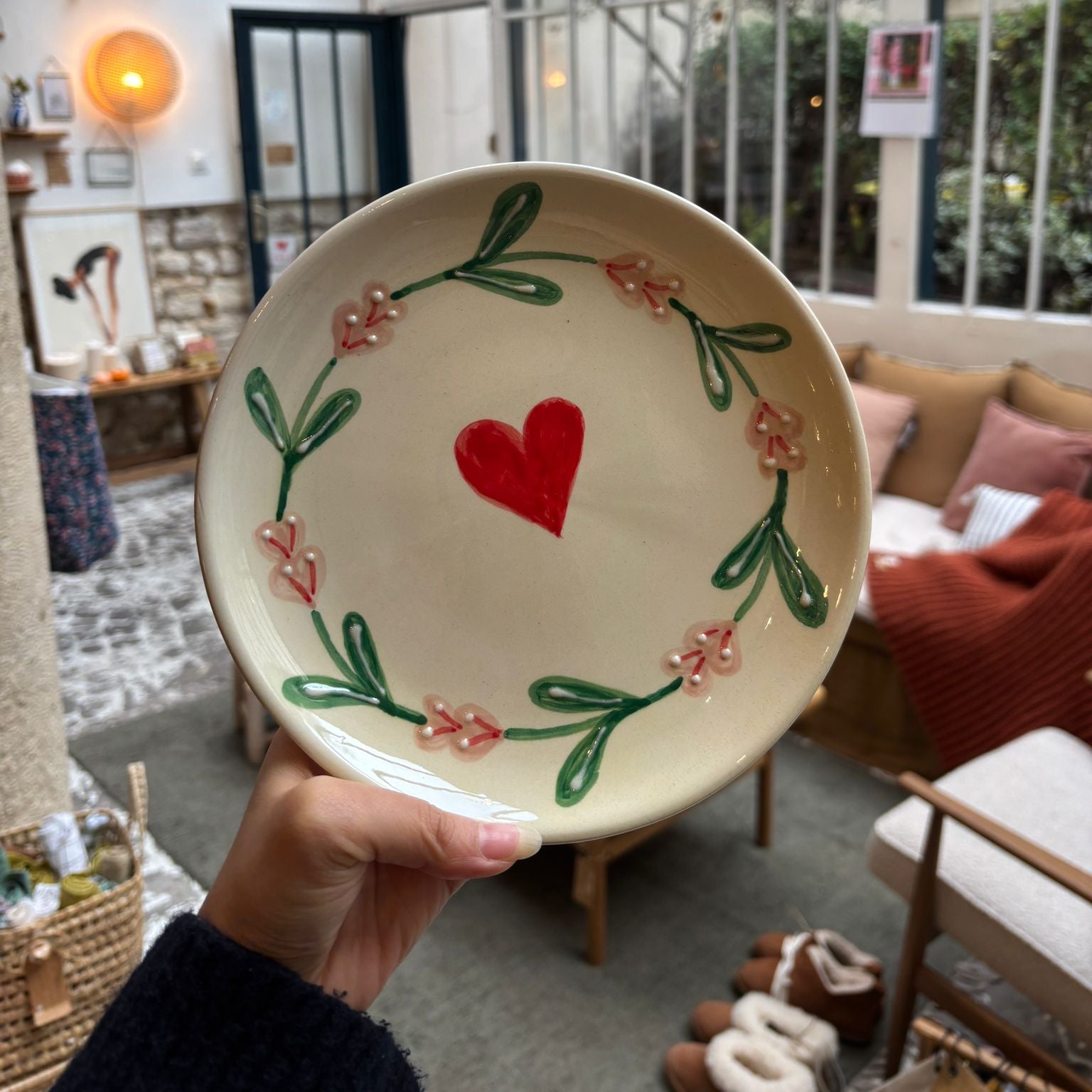 Kult Collection, Assiette en céramique - Florale