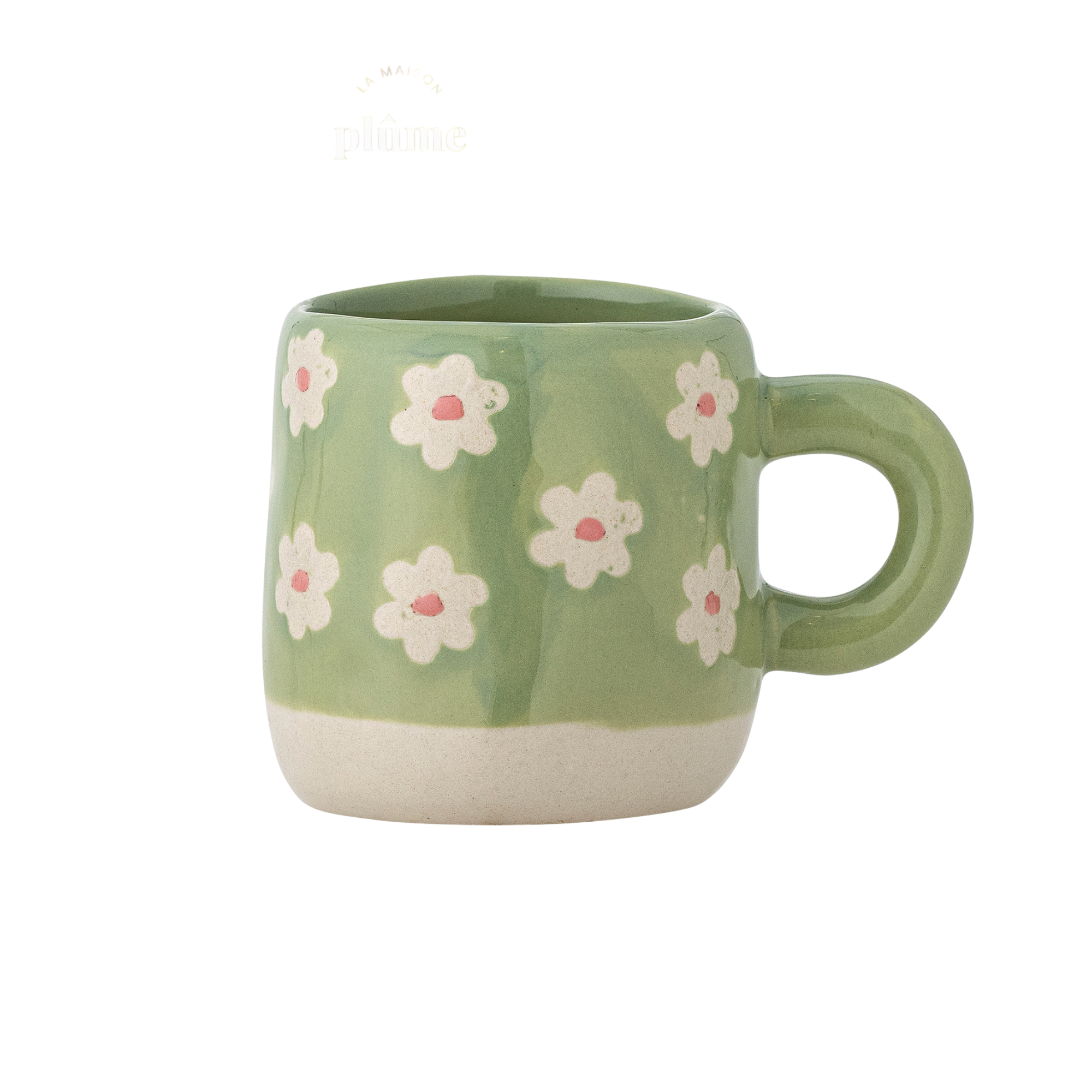 Bloomingville , Mug - Millie Fleurs Vert