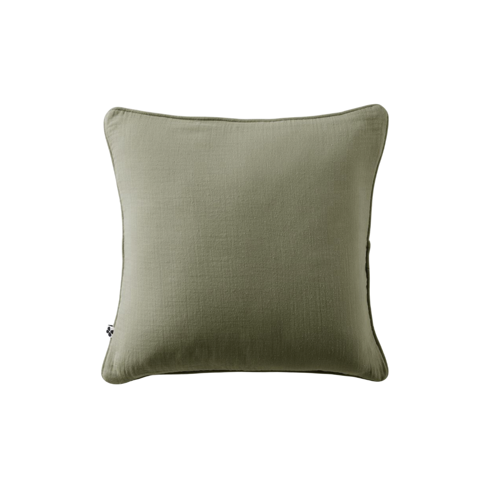 L'Effet Papillon, Housse de coussin - Gaïa Romarin - Carré 45 x 45 cm