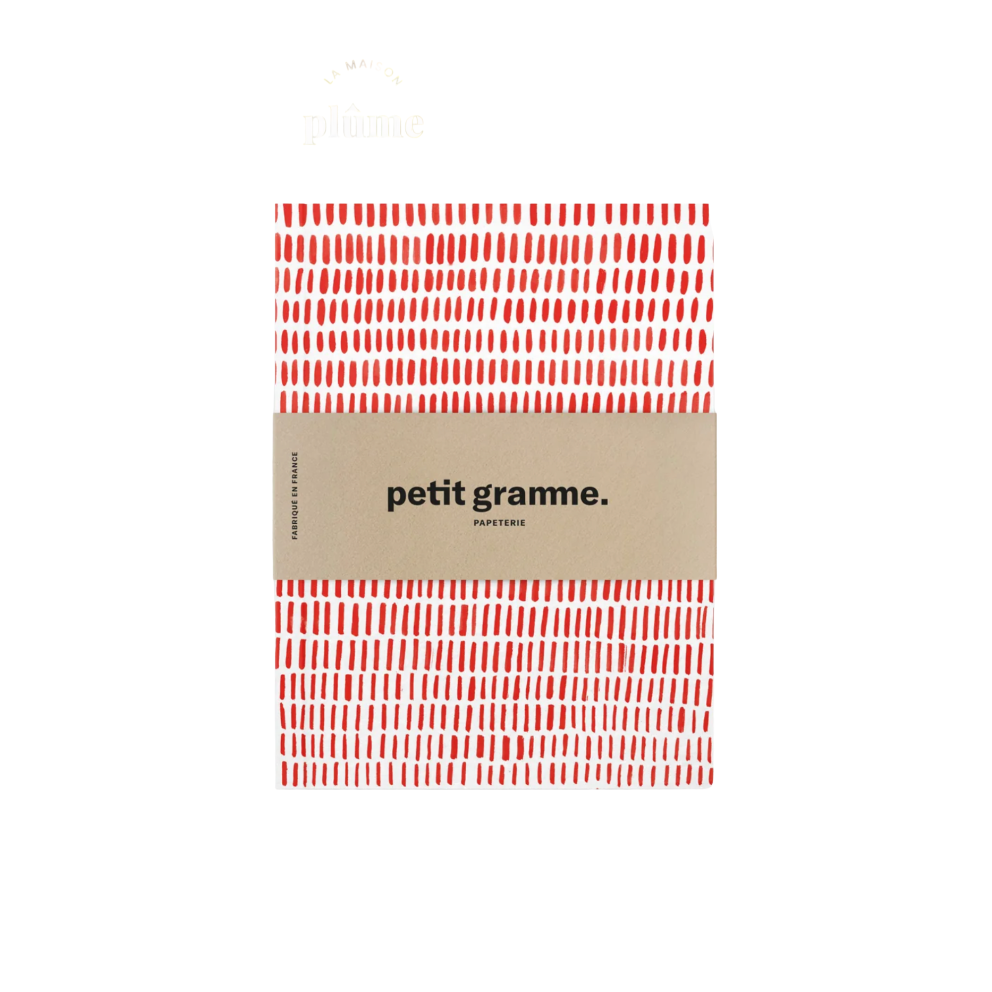 Carnet de Poche, Petit Gramme - Petits traits rouges
