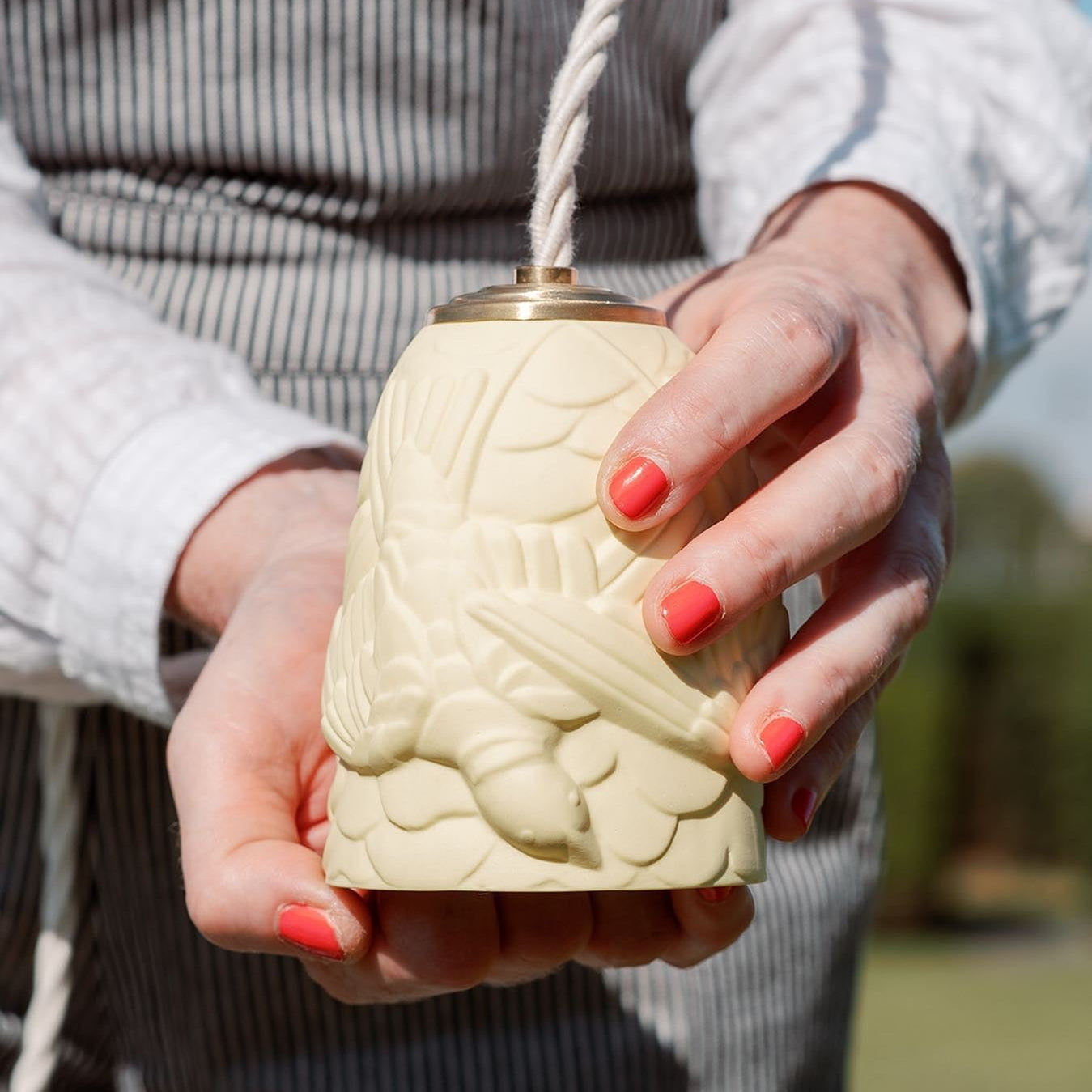 Atelier Föhn, Lampe - Oiseau Jaune pâle