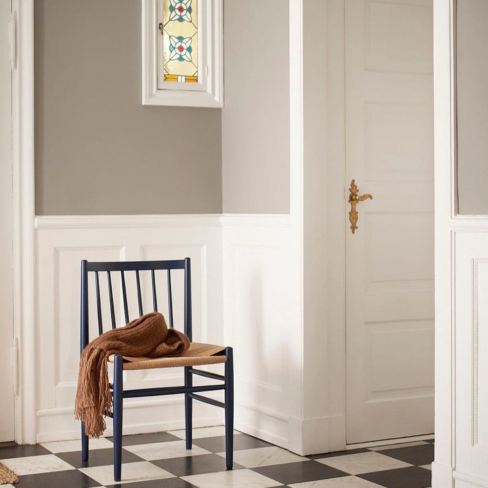 FDB Mobler, Chaise en bois et tissage naturel - J80