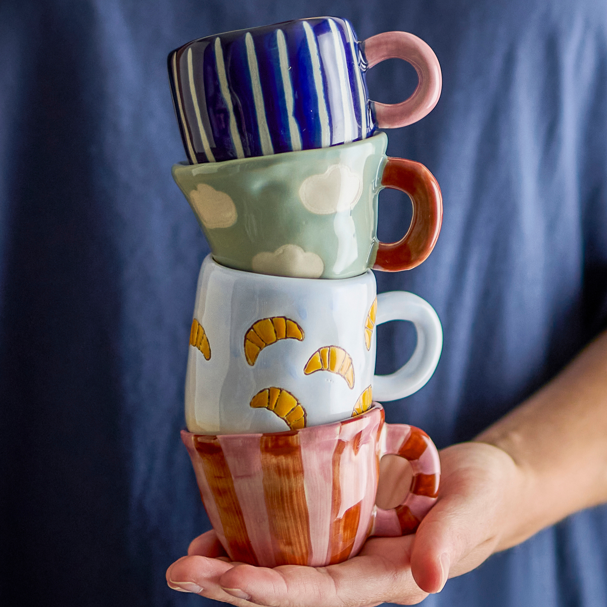 Bloomingville , Mug - Millie Croissant
