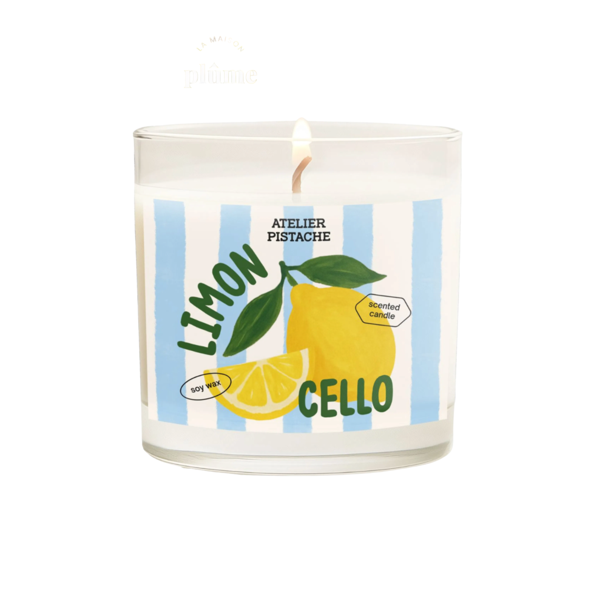 Atelier Pistache, Bougie en céramique - Limoncello