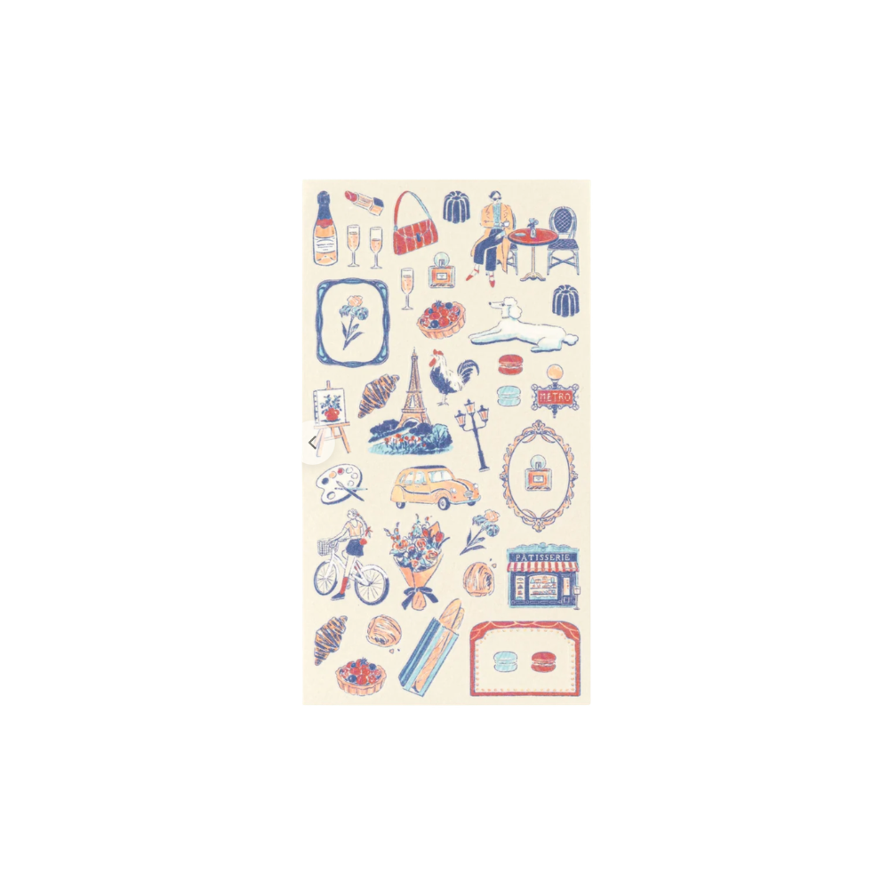 Planche de stickers, Midori - France