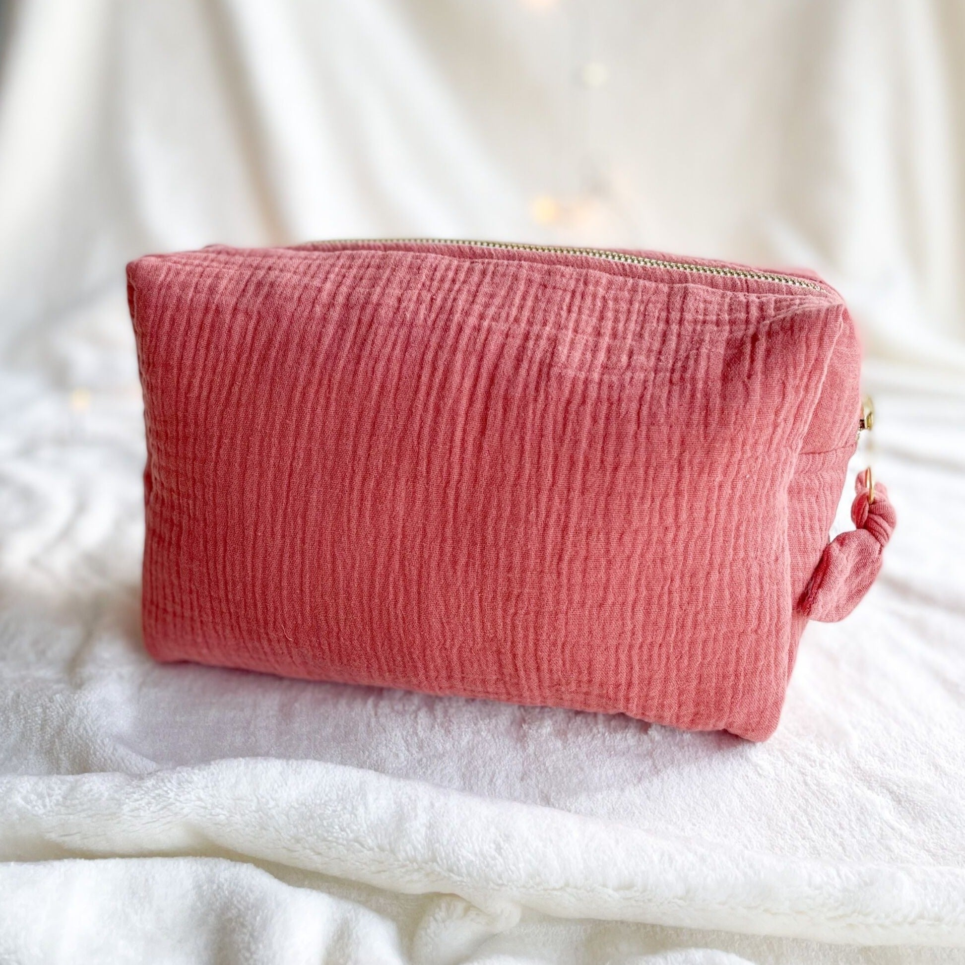 Trousse de toilette Les Juliettes - Terracotta 16 x 25 cm