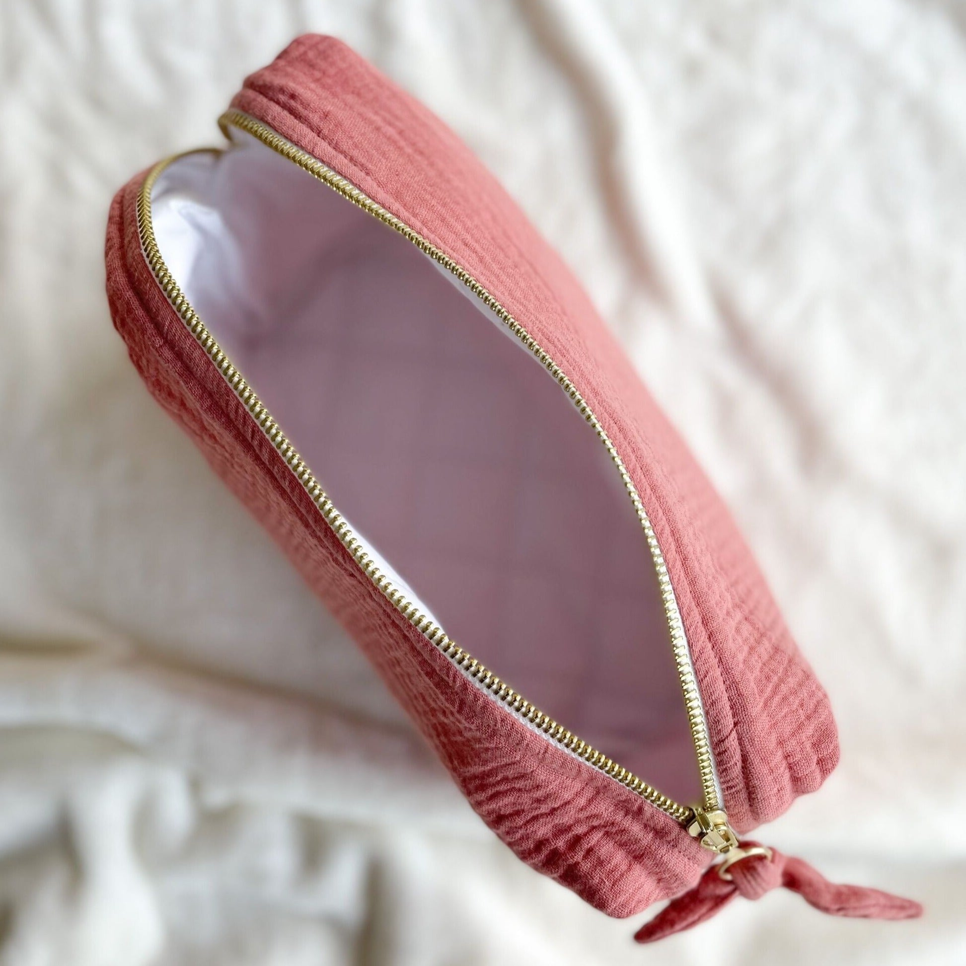 Trousse de toilette Les Juliettes - Terracotta 16 x 25 cm