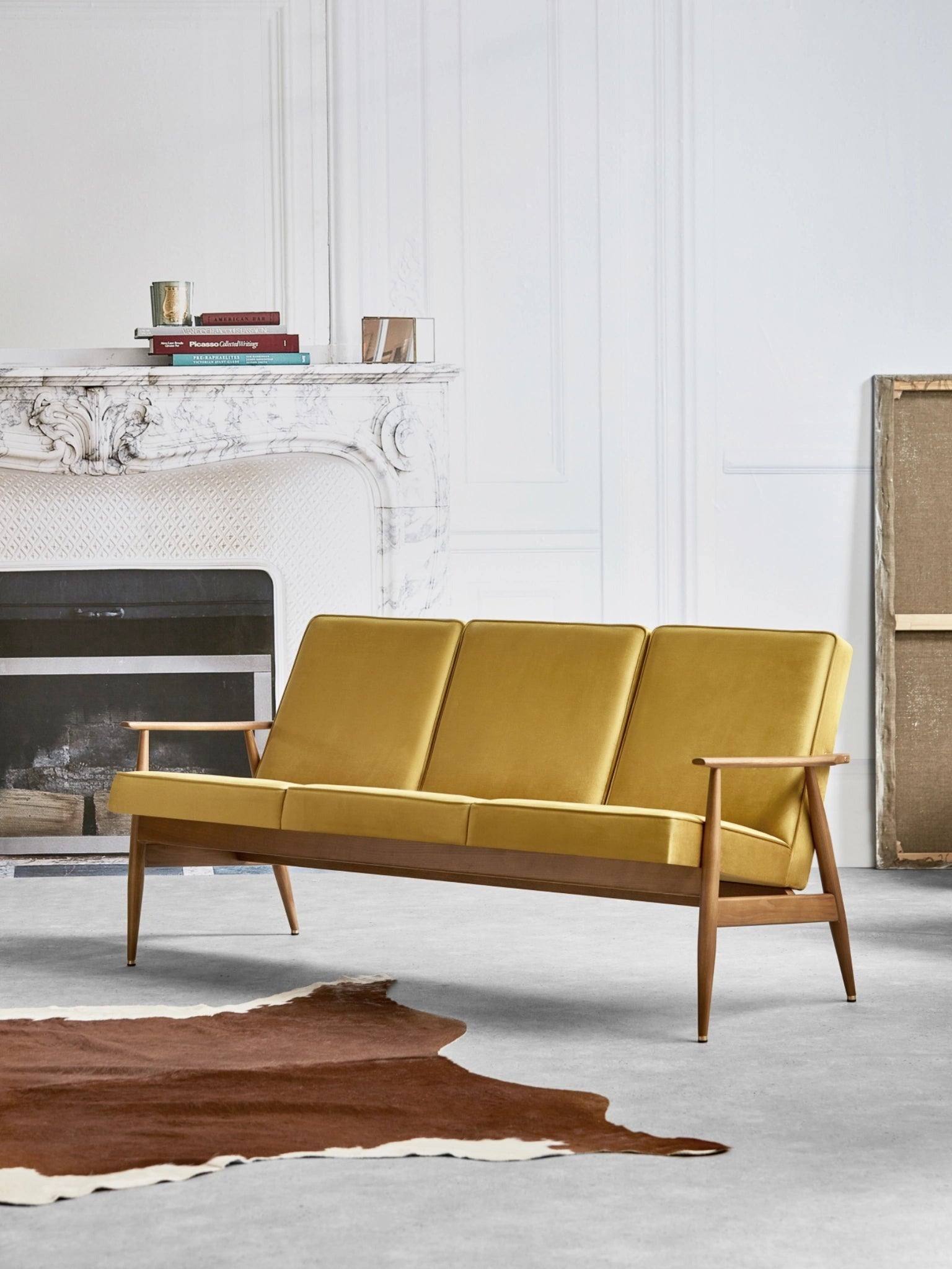 366 Concept, Canapé 3 places Fox - Tissu Shine Velvet