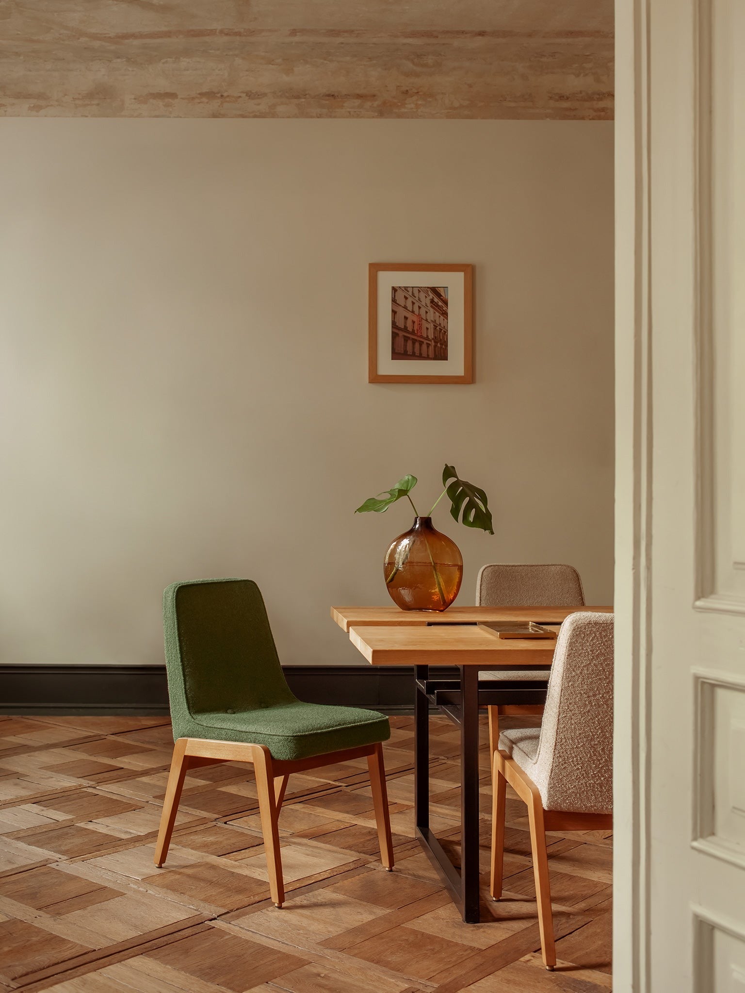 366 Concept, Chaise de bar 200-125- Tissu Boucle