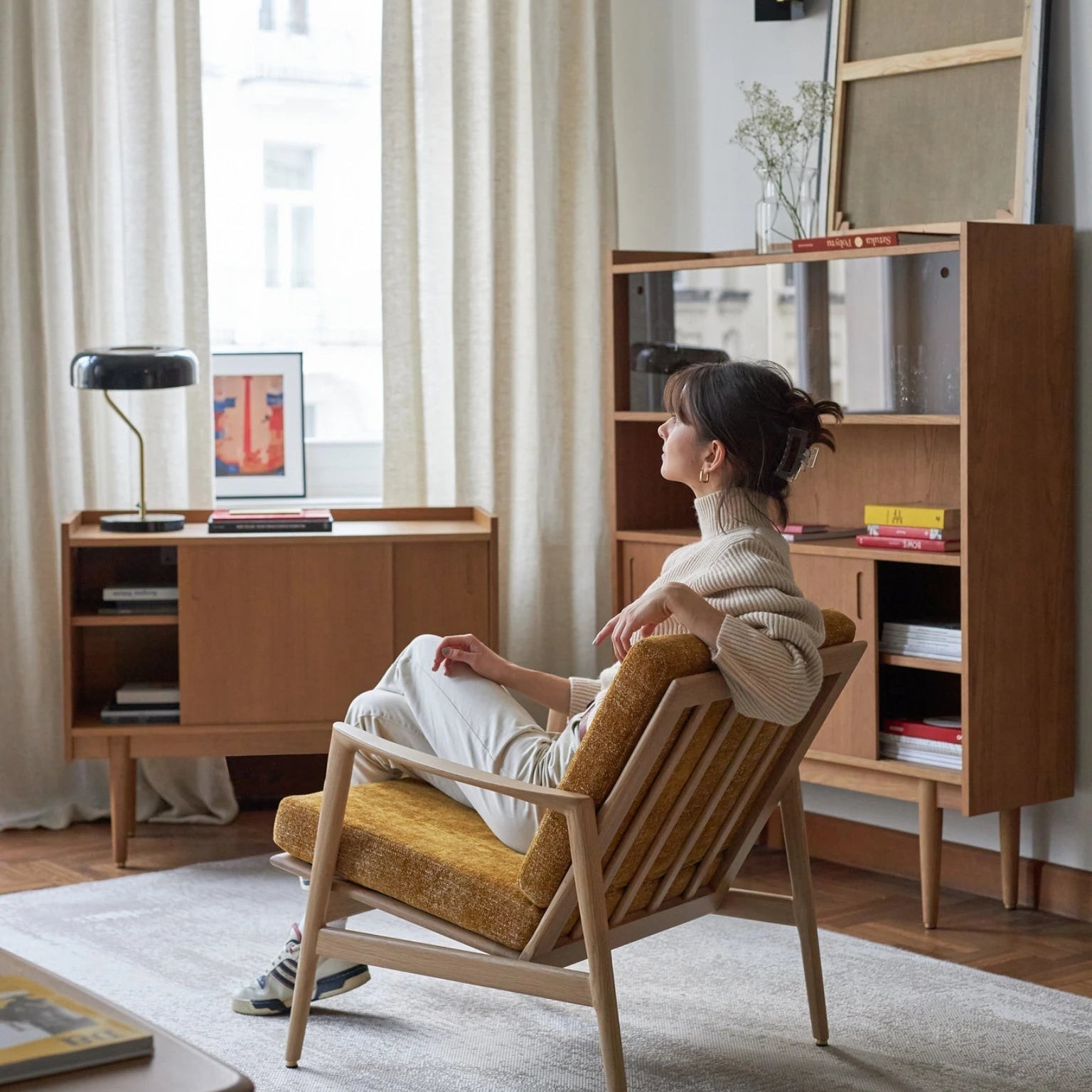 366 Concept, Fauteuil Stefan - Tissu Marble