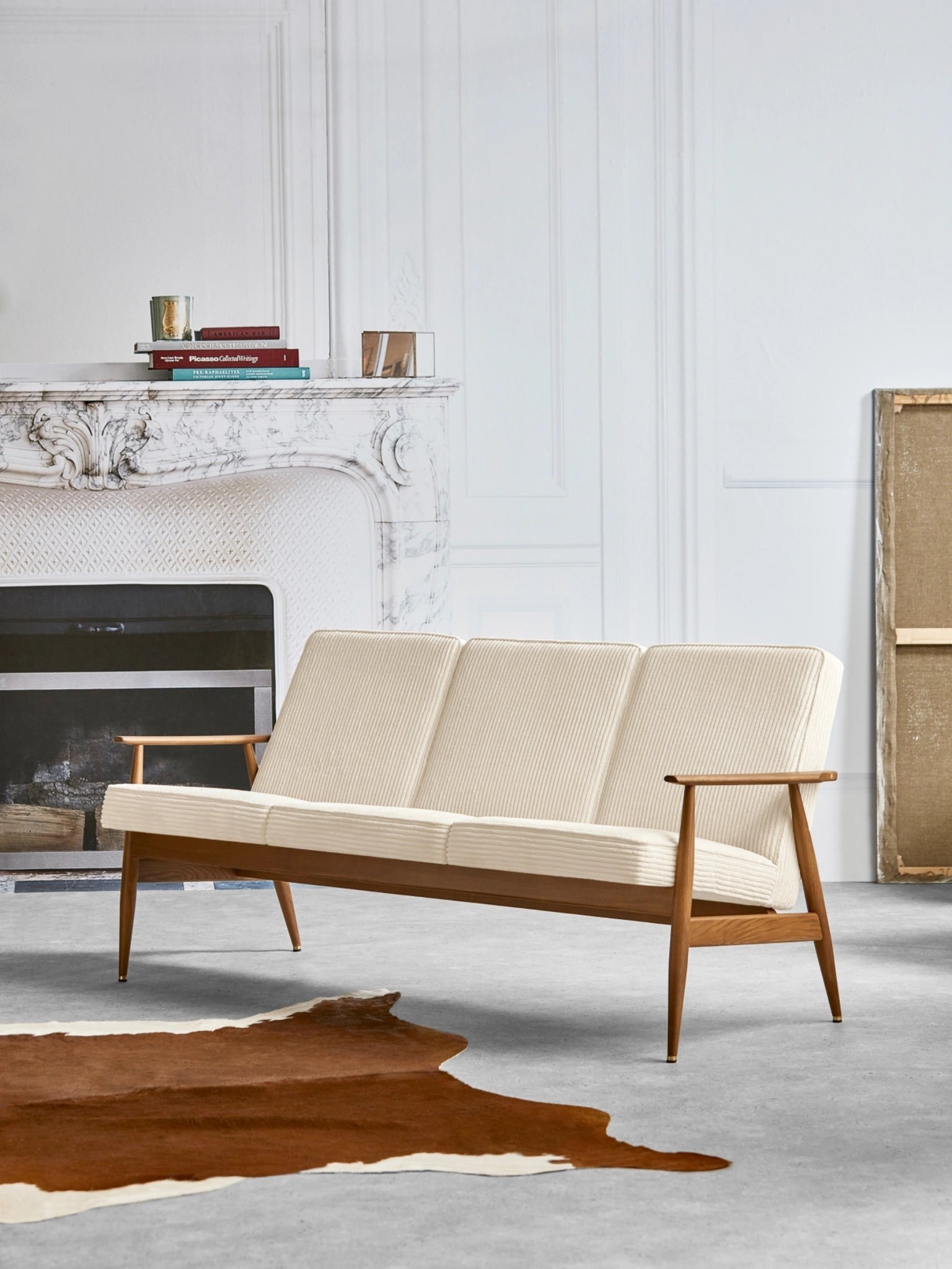 366 Concept, Canapé 3 places Fox - Tissu Cord