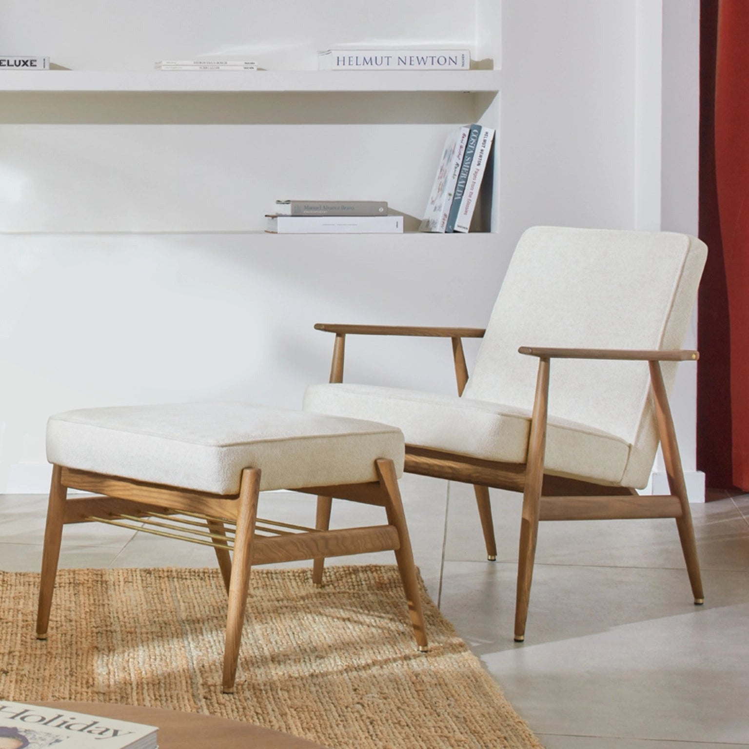 366 Concept, Fauteuil Fox - Tissu Boucle