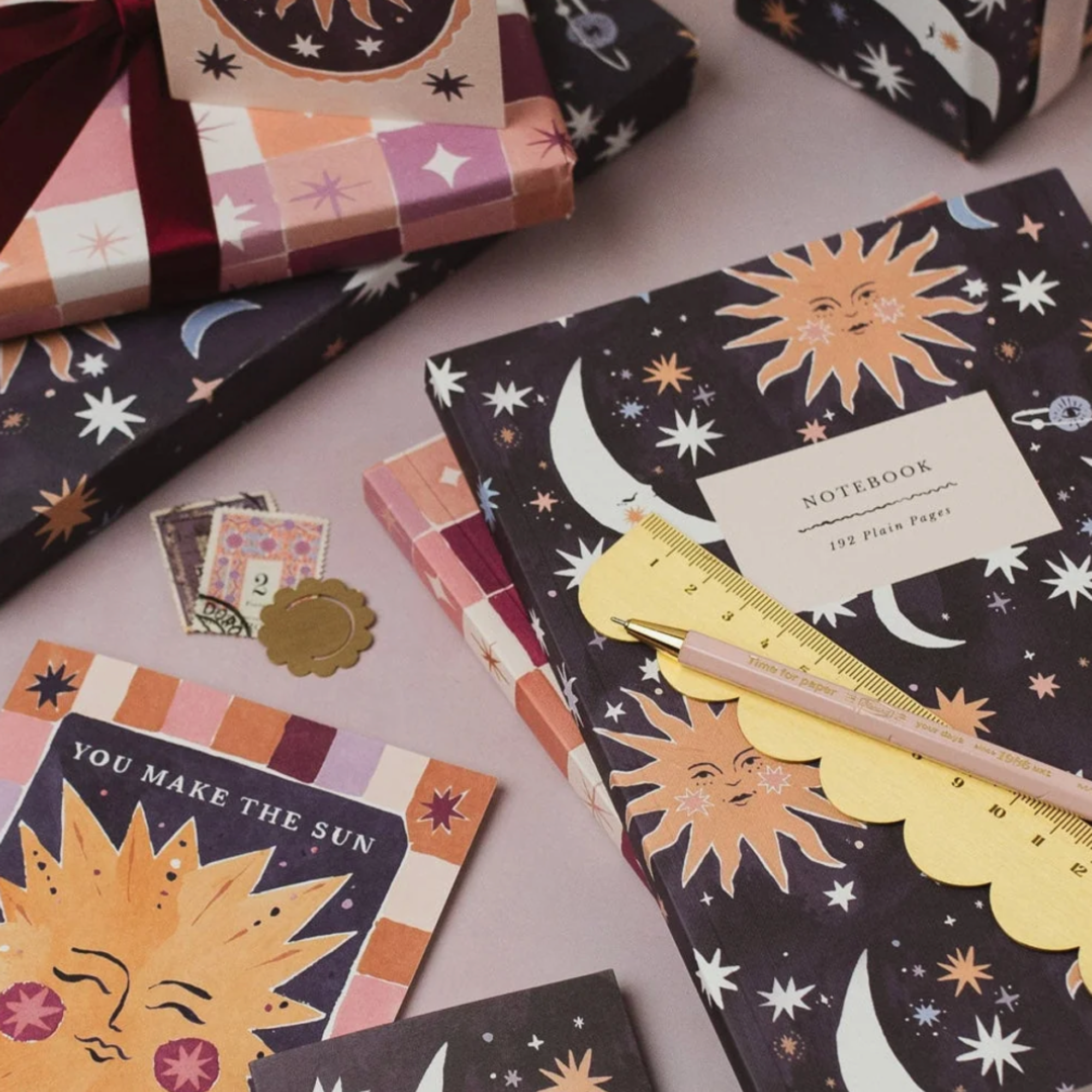 Sister Paper Co, Cahier - Soleil et Lune