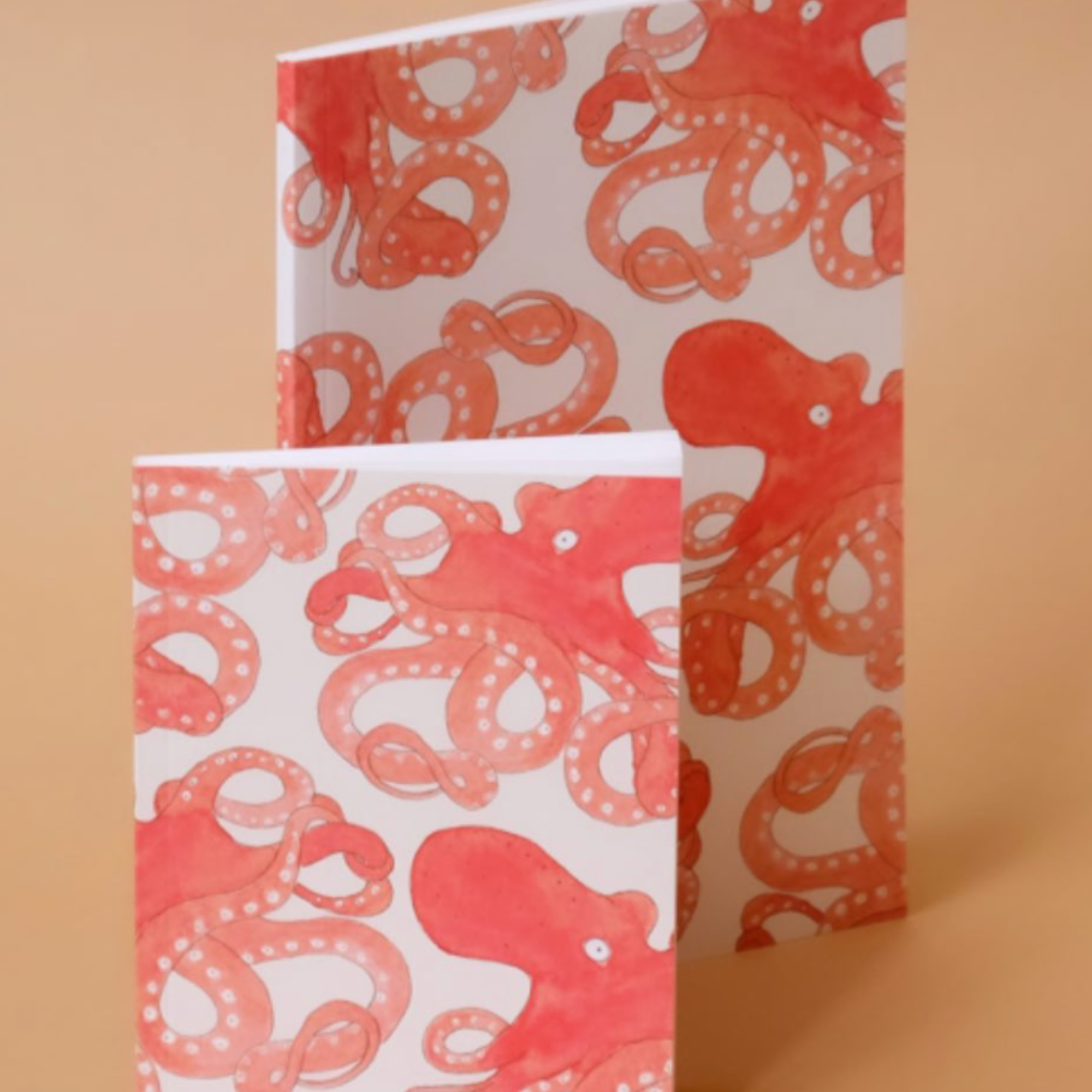 Carnet Moyen, Petit Gramme - Poulpe Blanc