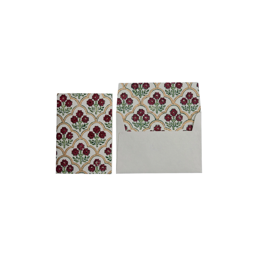 Paper Mirchi, Carte - Treillis cerise