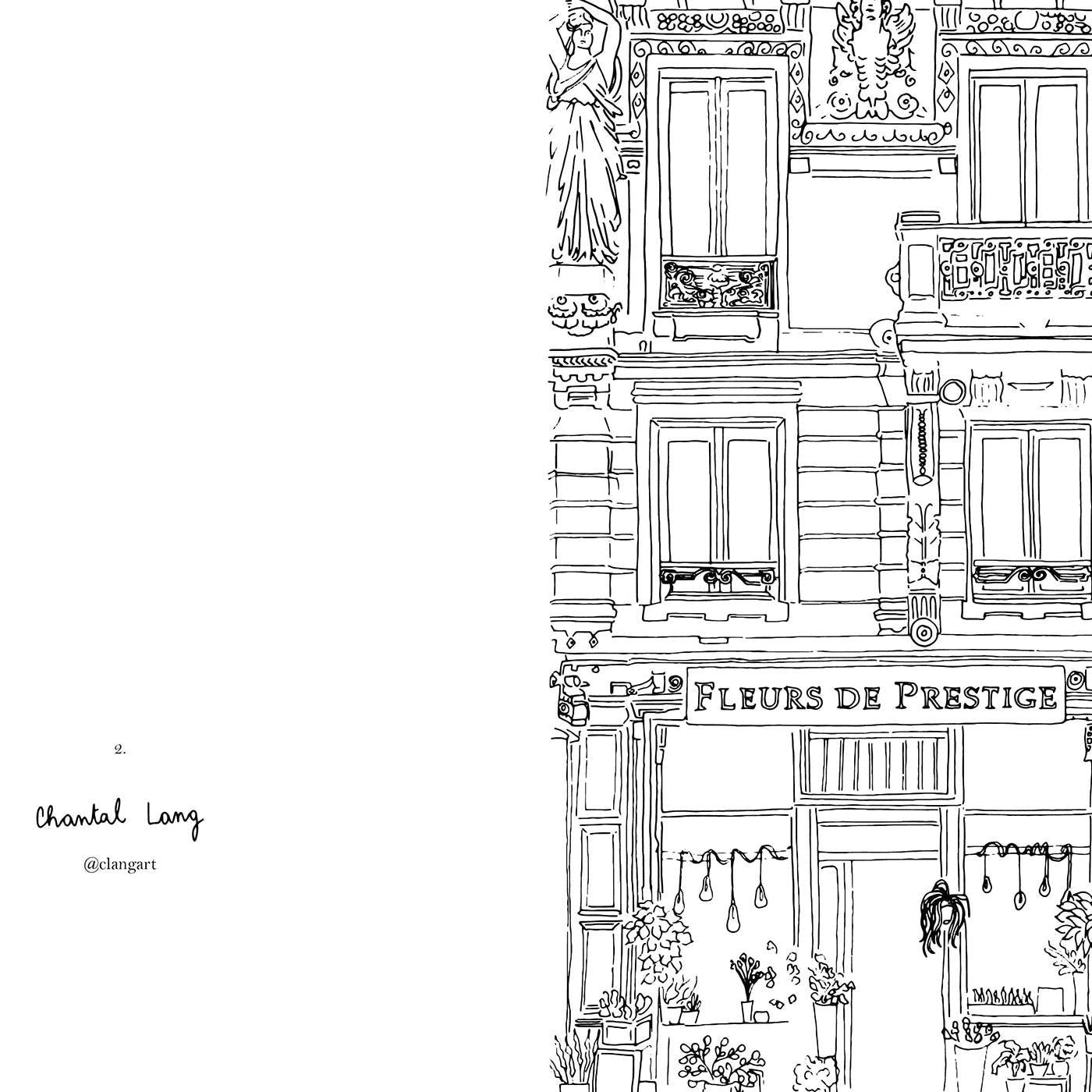 Zoé de Las Cases, Cahier de coloriage Paris