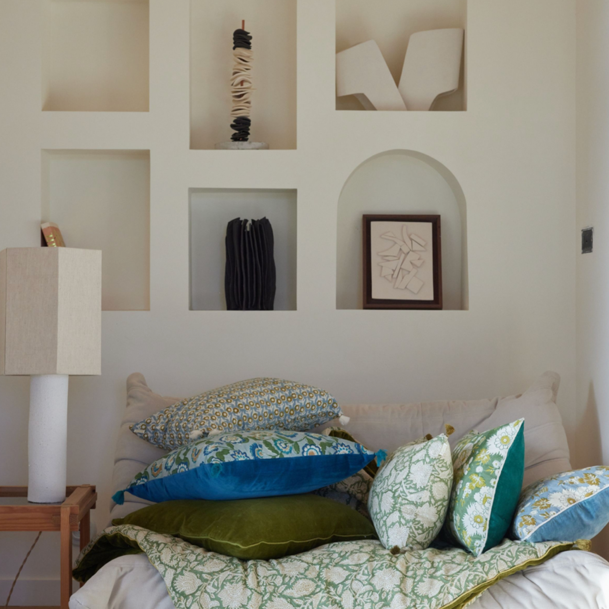Bonheur du jour, Sur-matelas 200x90 - Chandra Kaki