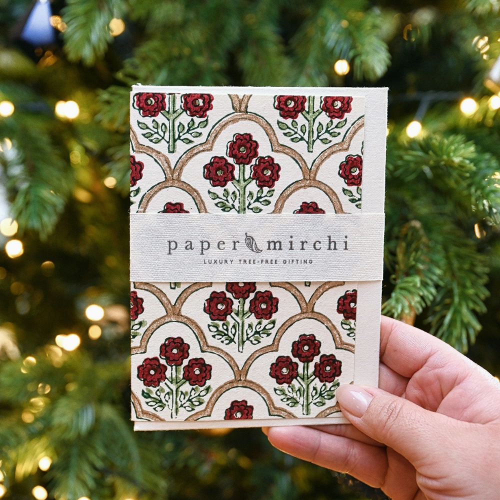 Paper Mirchi, Carte - Treillis cerise