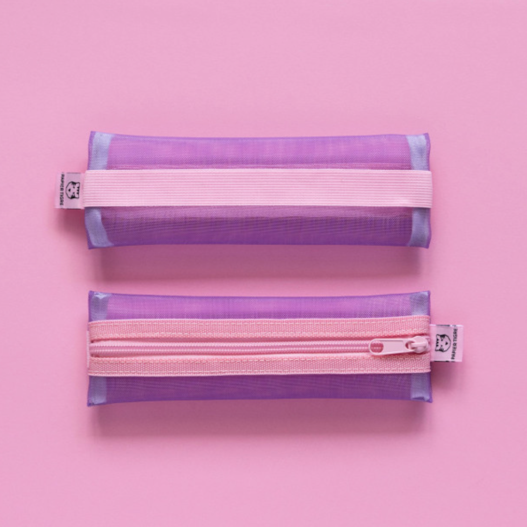 Papier Tigre, Trousse Kito - Violette & Rose