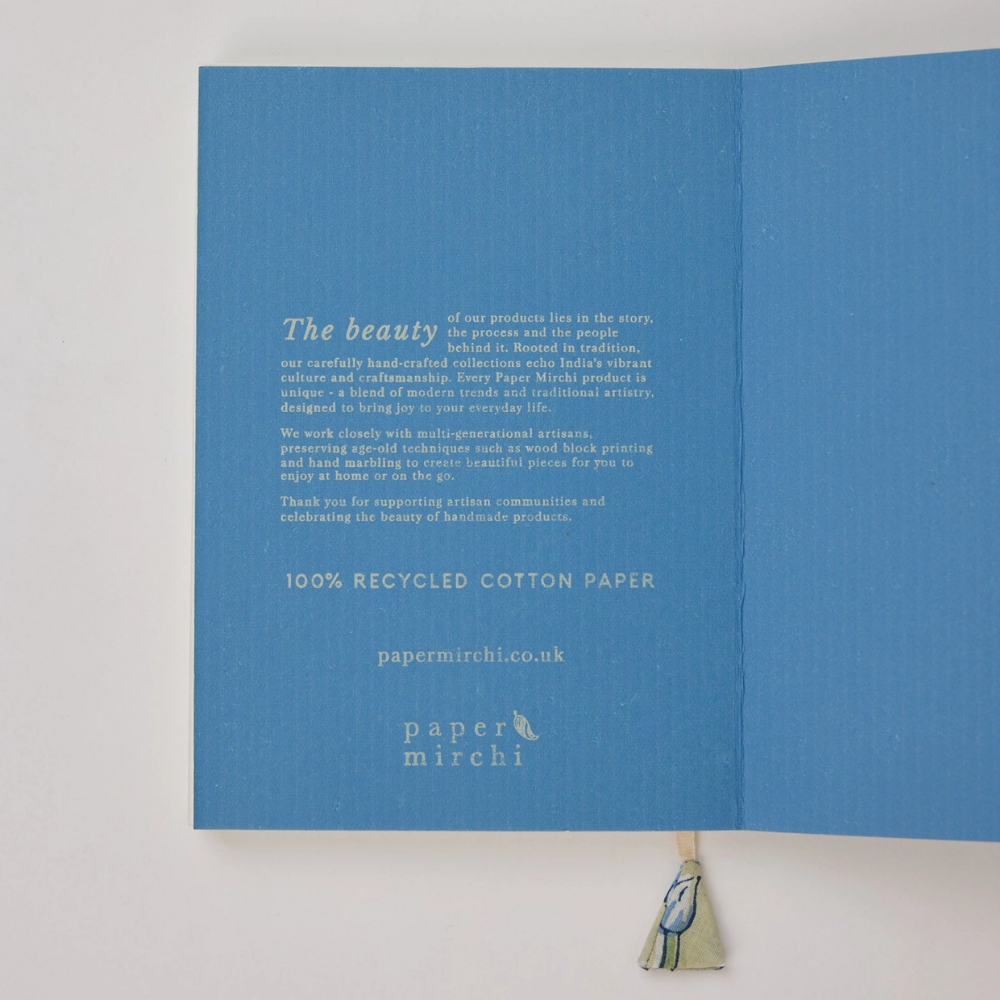 Paper Mirchi, Carnet de notes - Lotus Indigo
