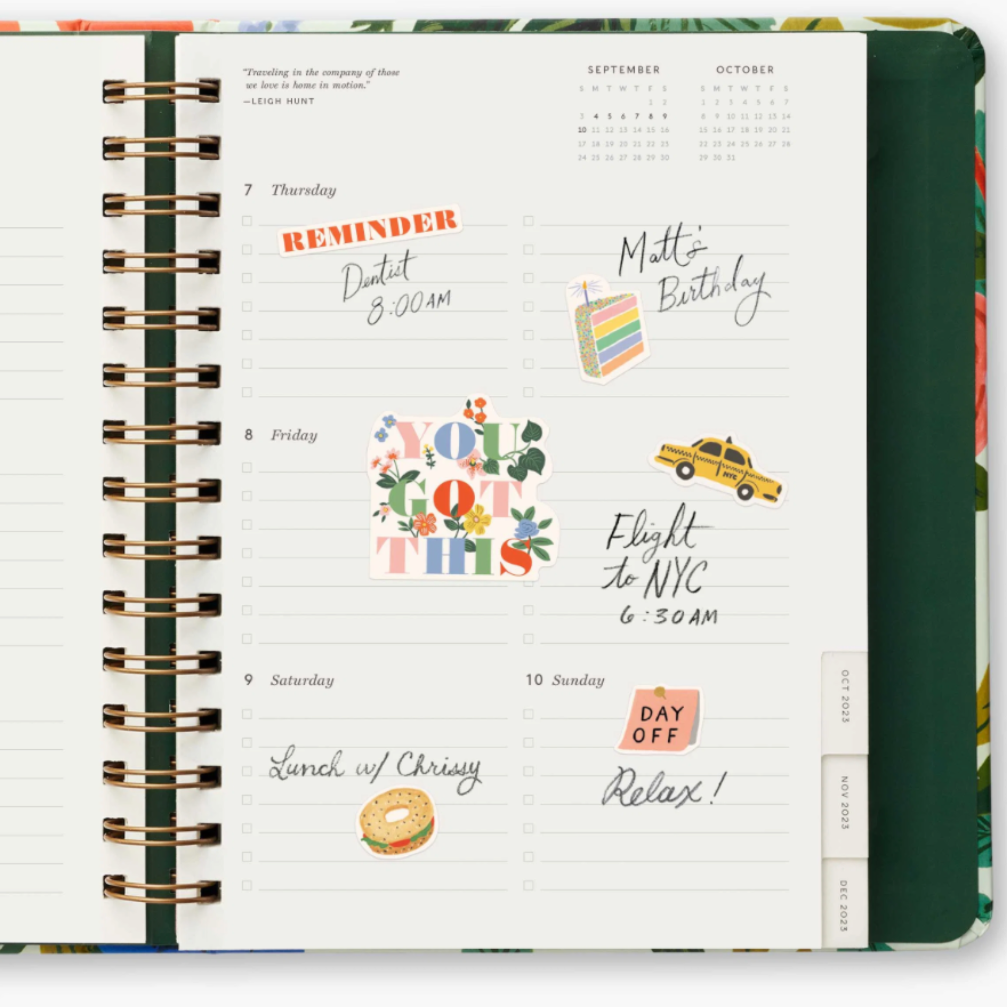 Planche de stickers, Rifle - Planner