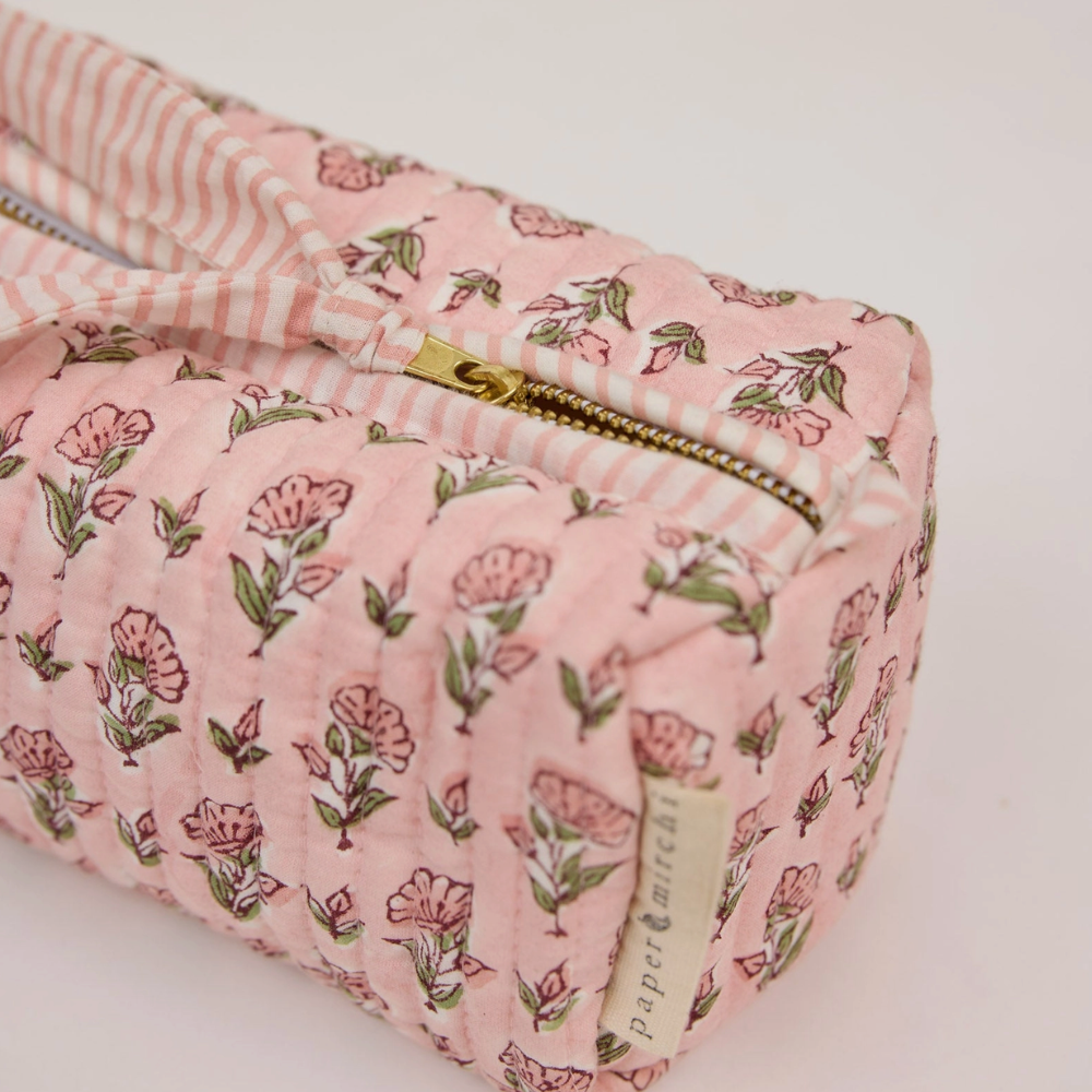 Paper Mirchi, Trousse de toilette - Disty Floral Blush