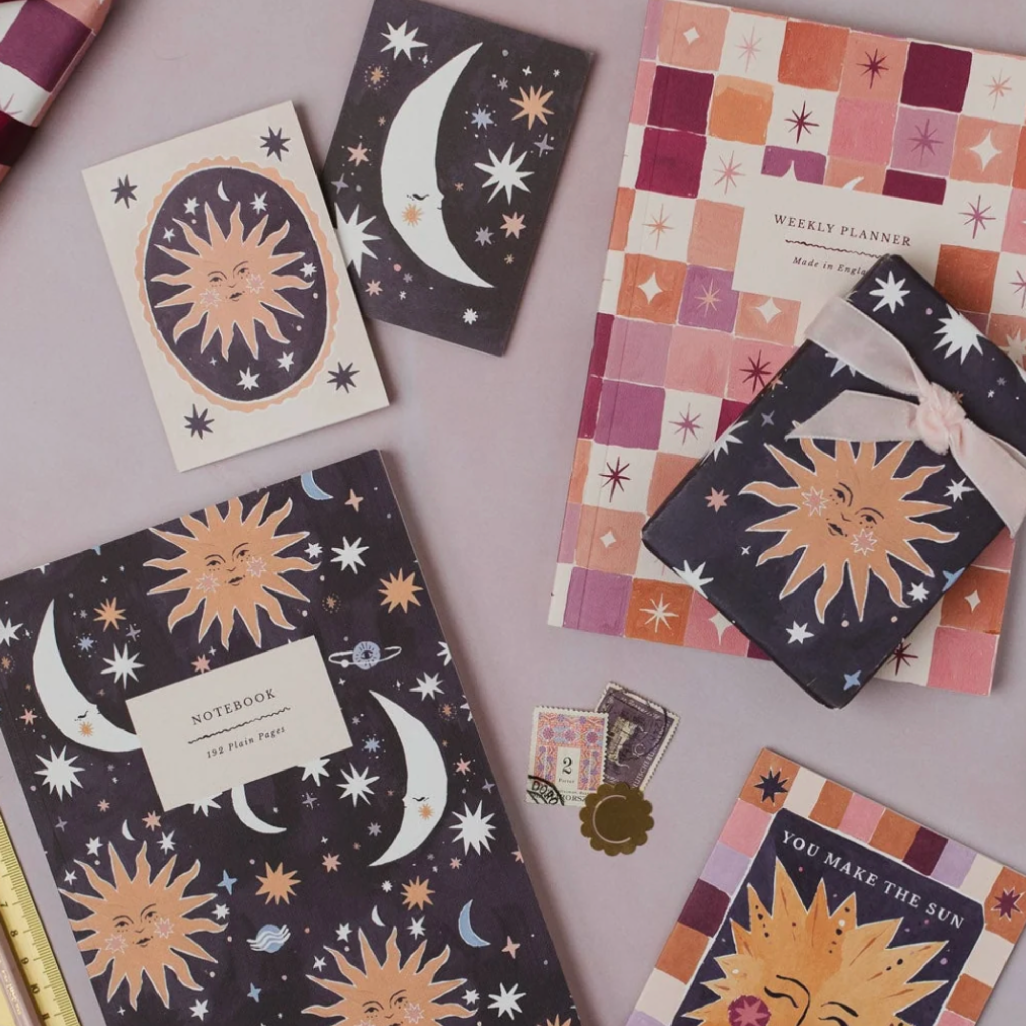 Sister Paper Co, Cahier - Soleil et Lune