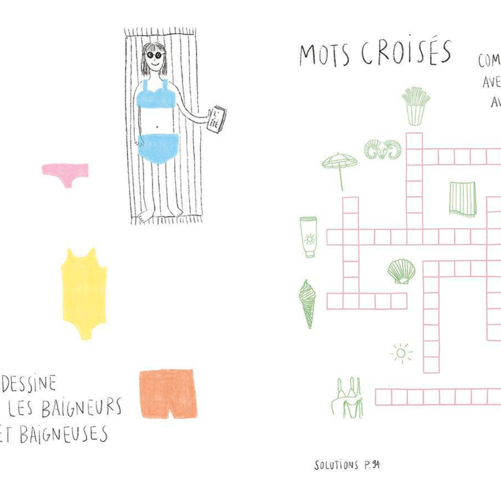 Zoé de Las Cases, Cahier d'activités - Sieste
