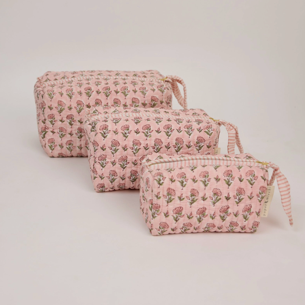 Paper Mirchi, Trousse de toilette - Disty Floral Blush