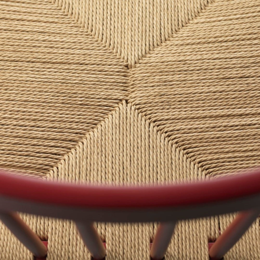 FDB Mobler, Chaise en bois et tissage naturel - J80