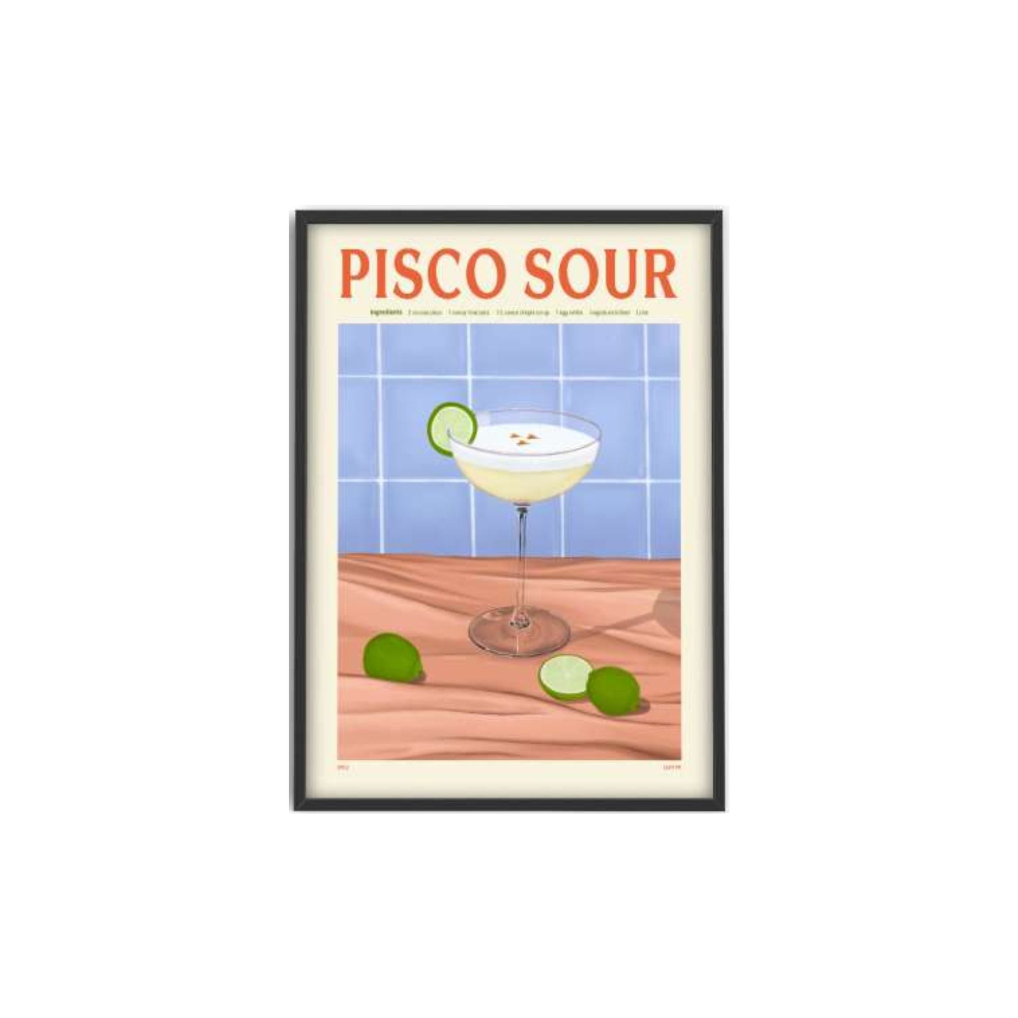 Affiche PSTR studio - Elin PK, Pisco Sour