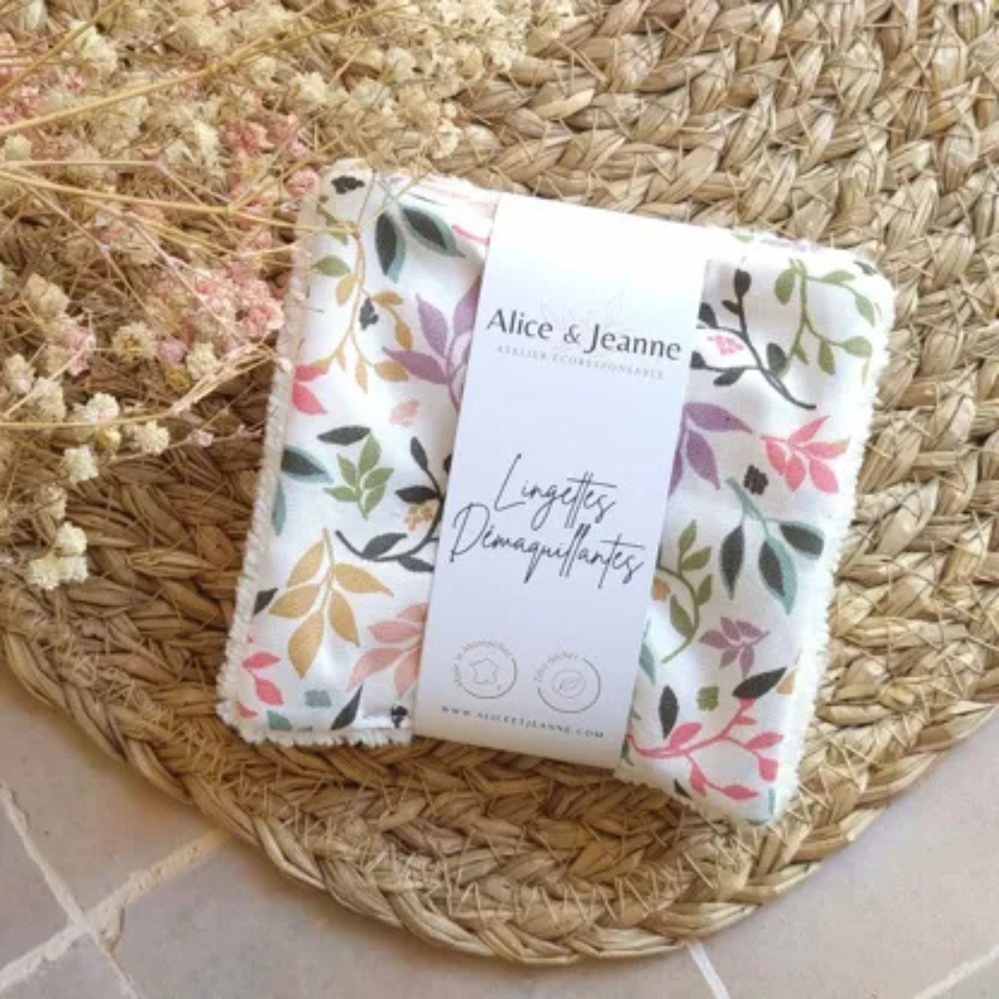 Alice et Jeanne, Lingettes démaquillantes - Juliette