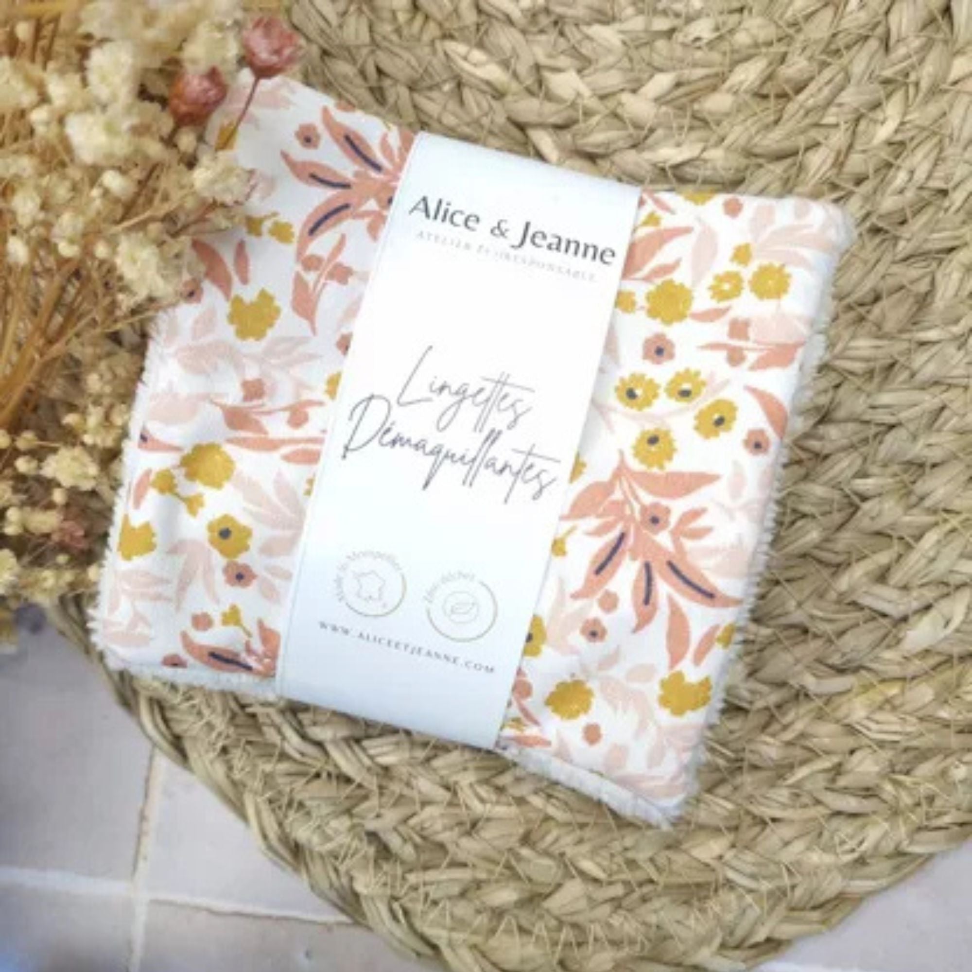 Alice et Jeanne, Lingettes démaquillantes - Léontine