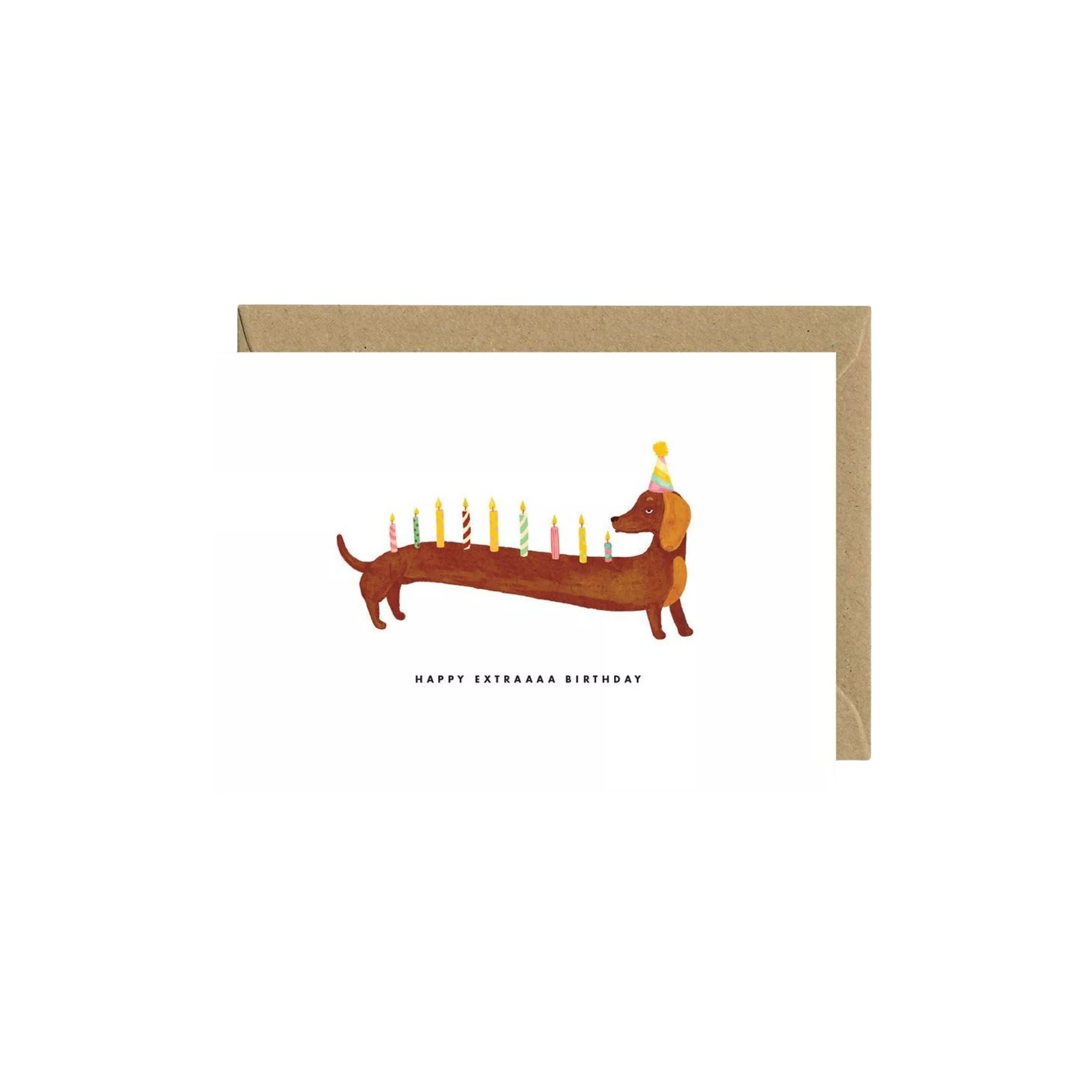 All The Ways To Say, Carte - Dachshunds Extra Birthday