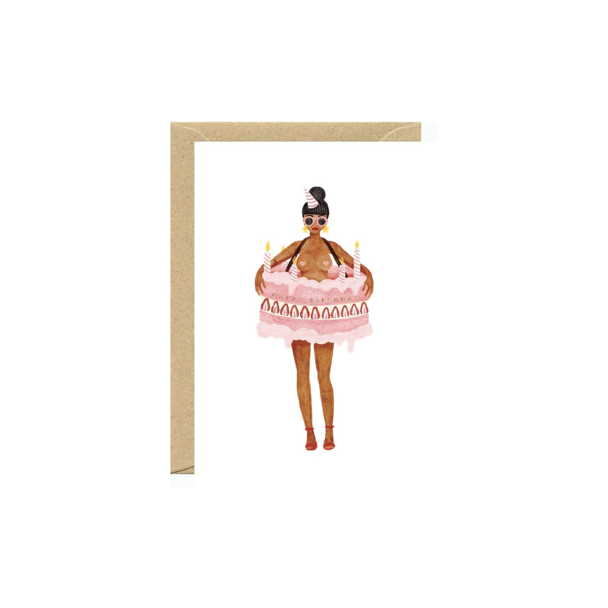 All The Ways To Say, Carte - Girl with a cake