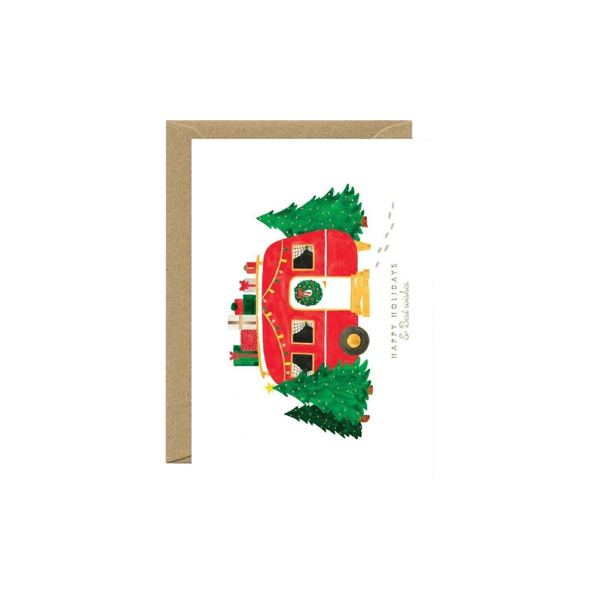All The Ways To Say, Carte - Gold Xmas Caravan