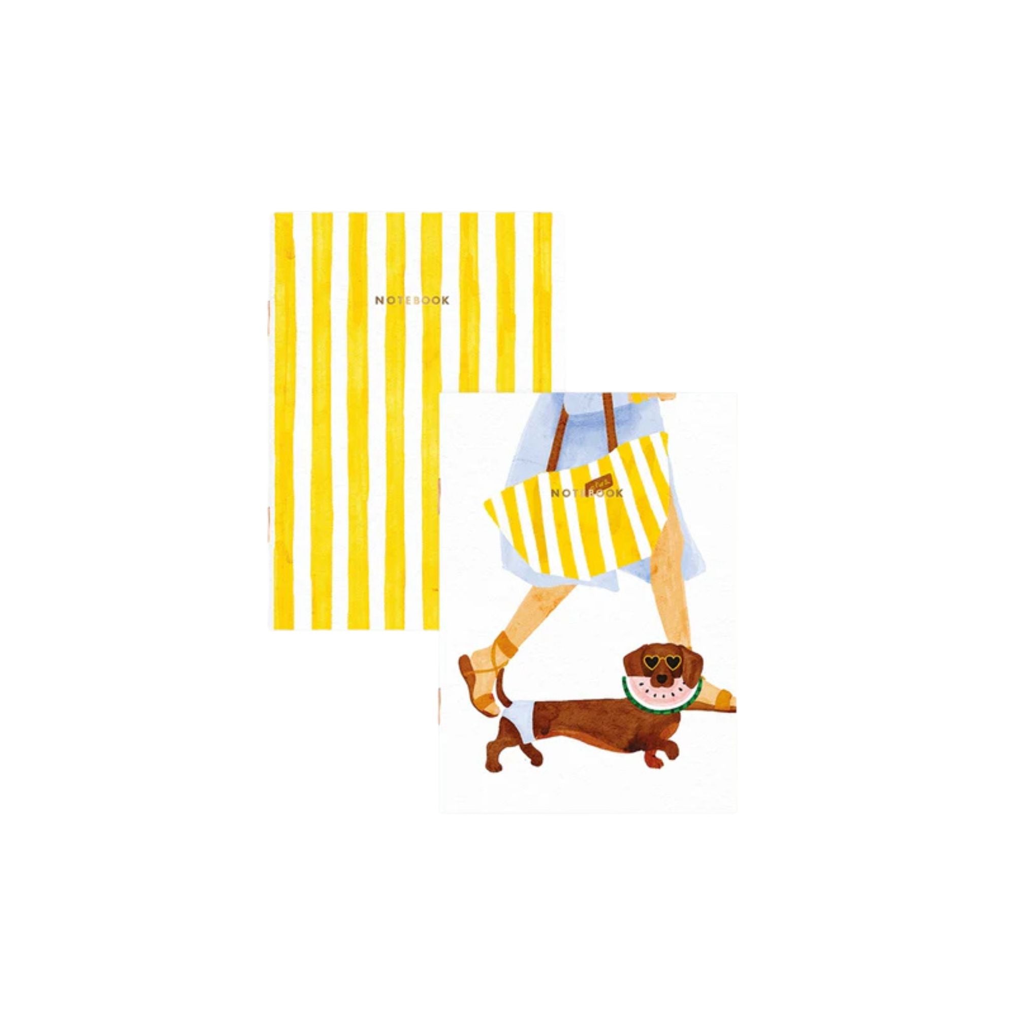 All the Ways to Say, Carnet de poche - Striped Yellow
