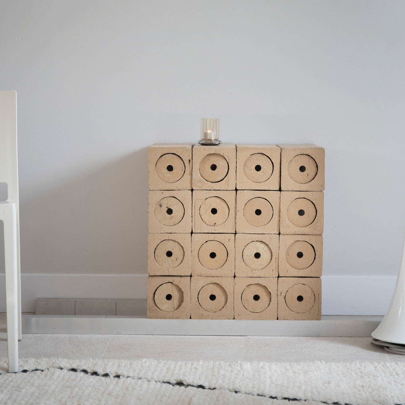 Argicru, Cave à vin en argile séchée - 16 casiers